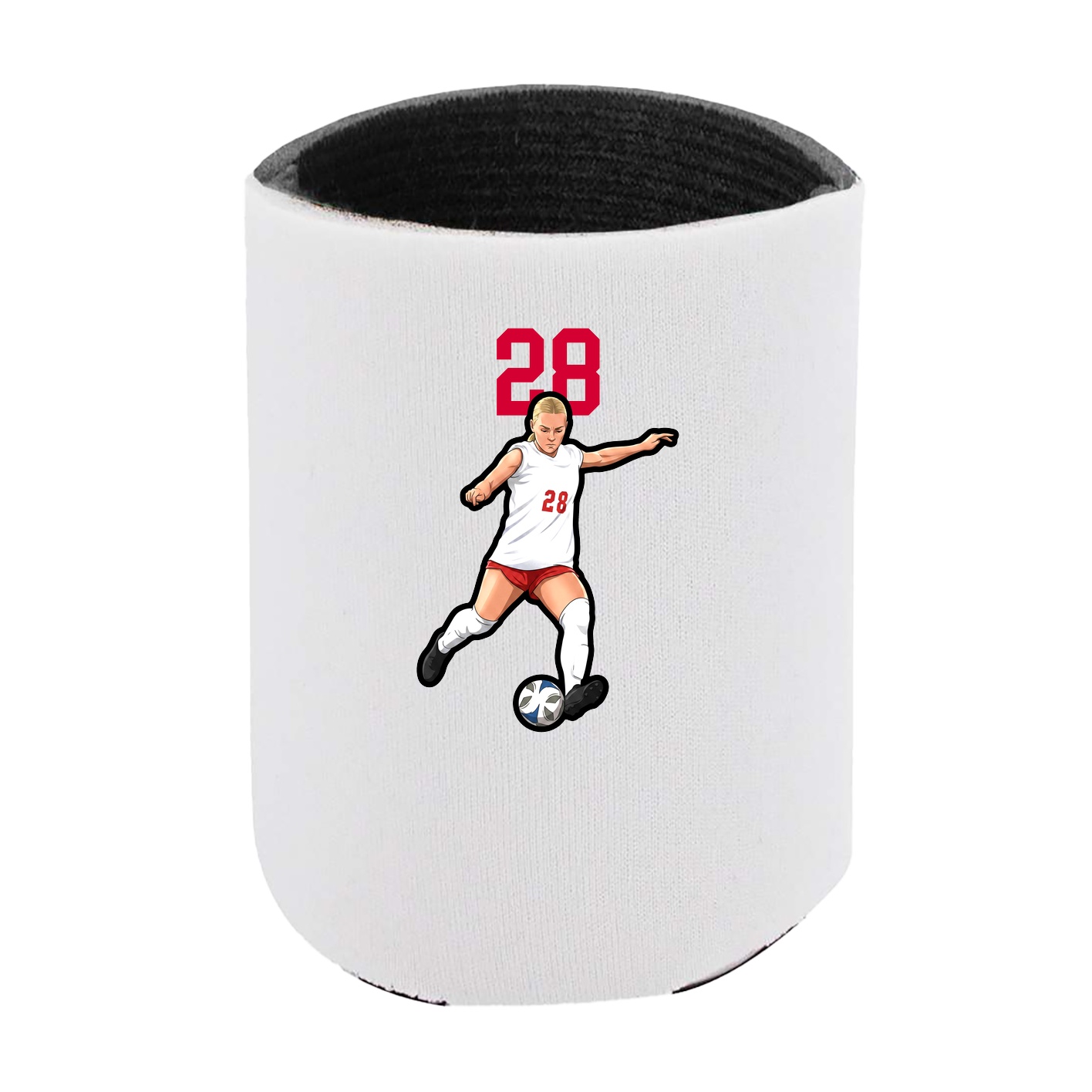 Can Holder — Number Top in White