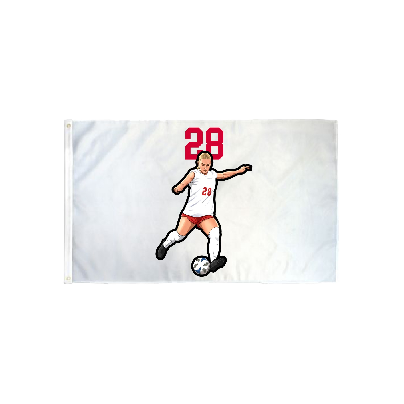 3x5 Flag — Number Top in Classic