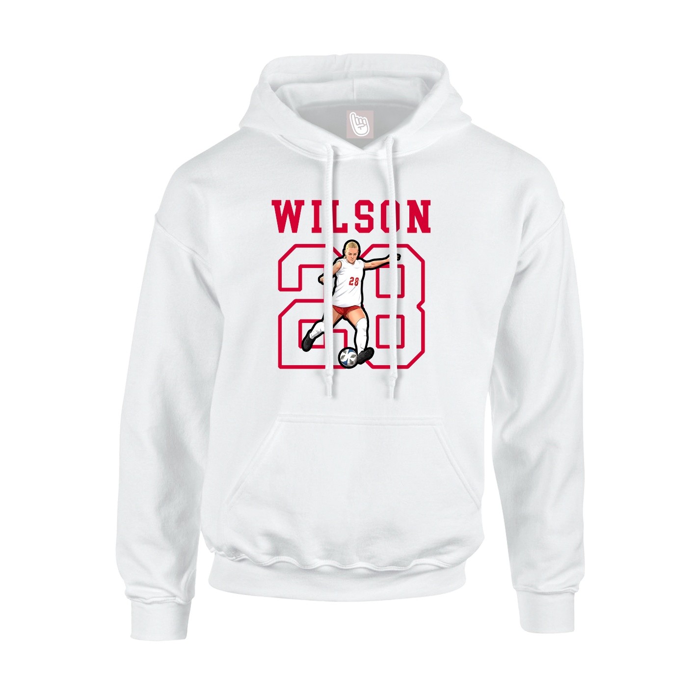 Youth Hoodie — Shirsey in White