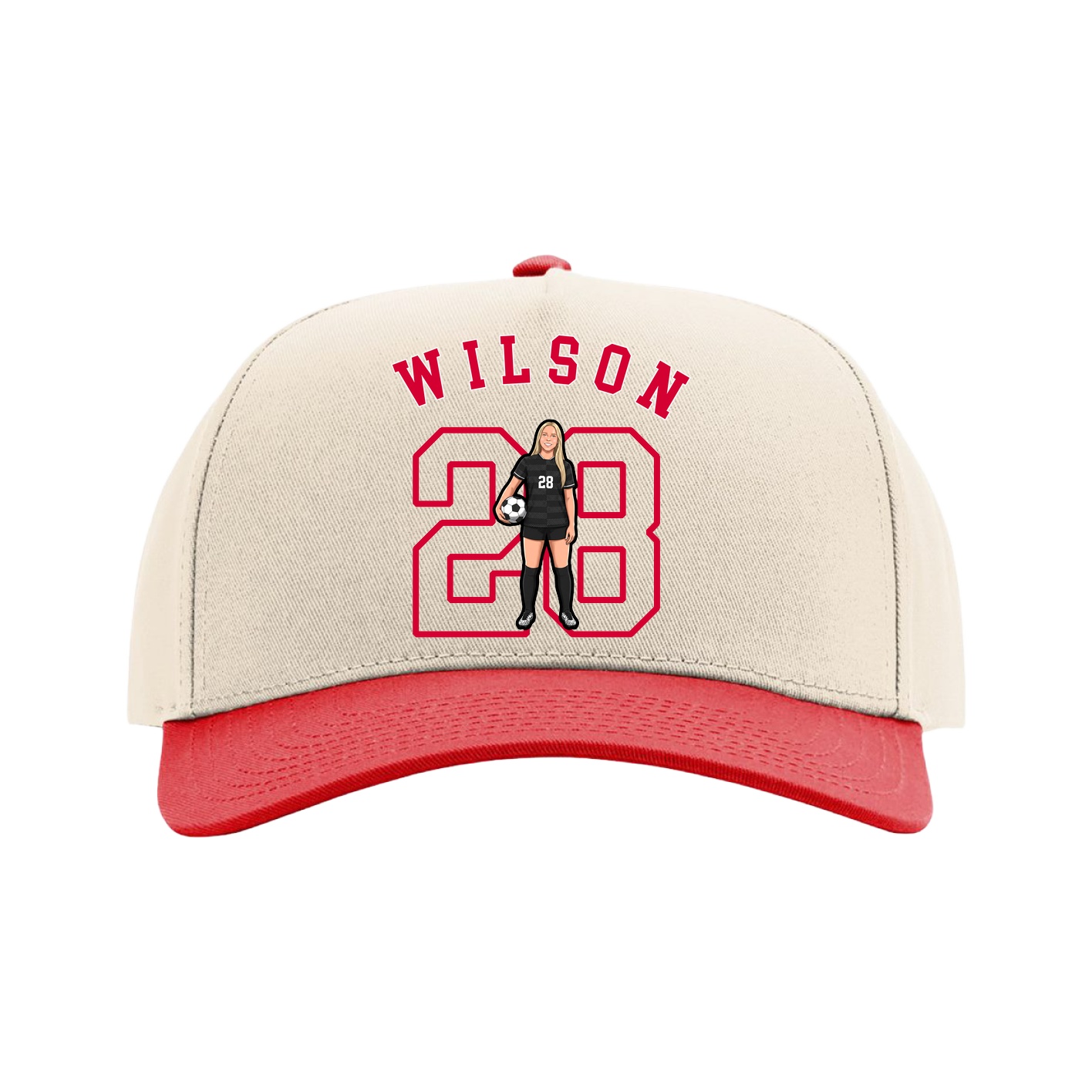 Full Fabric Five-Panel Champ Cap