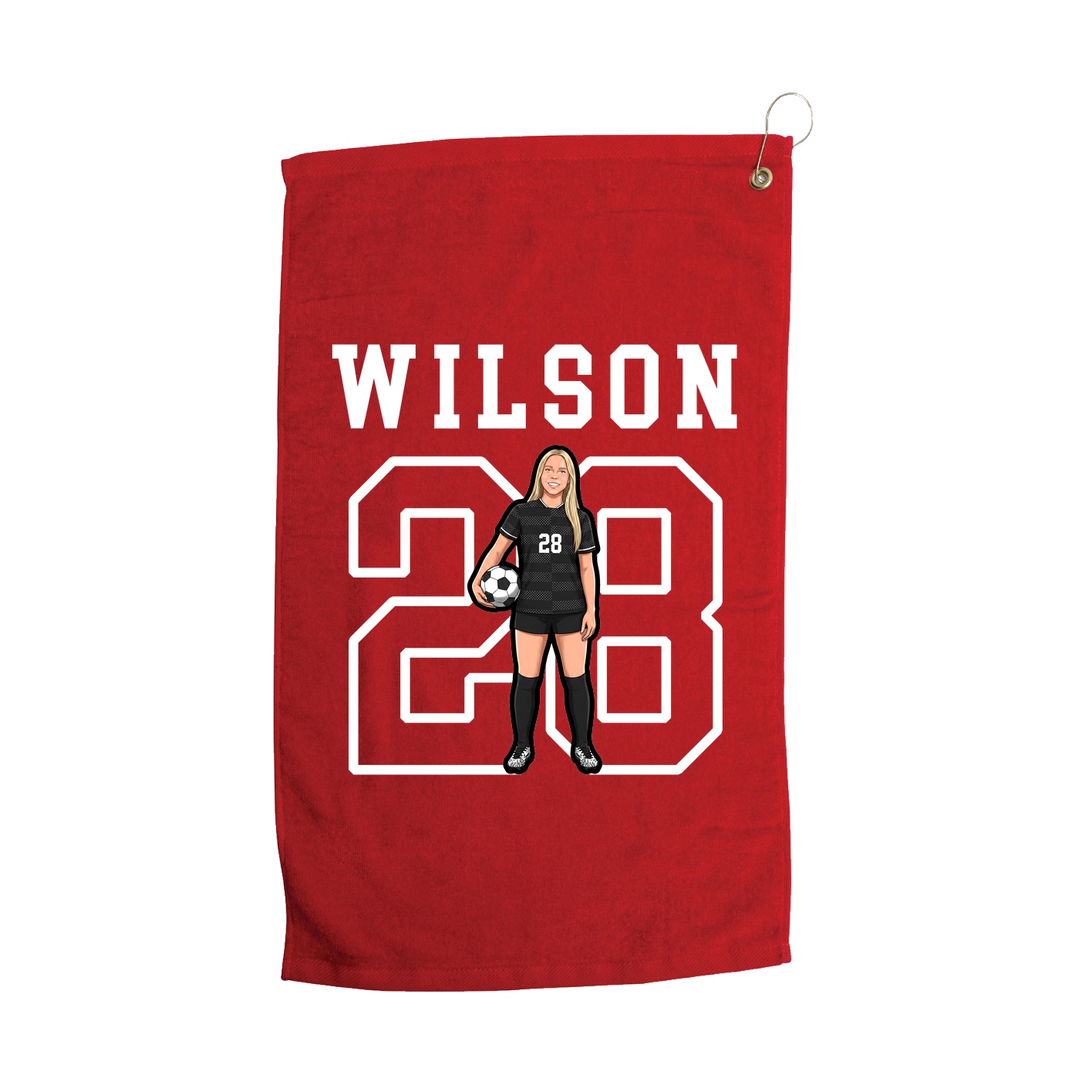 Golf Towel — Shirsey in Red
