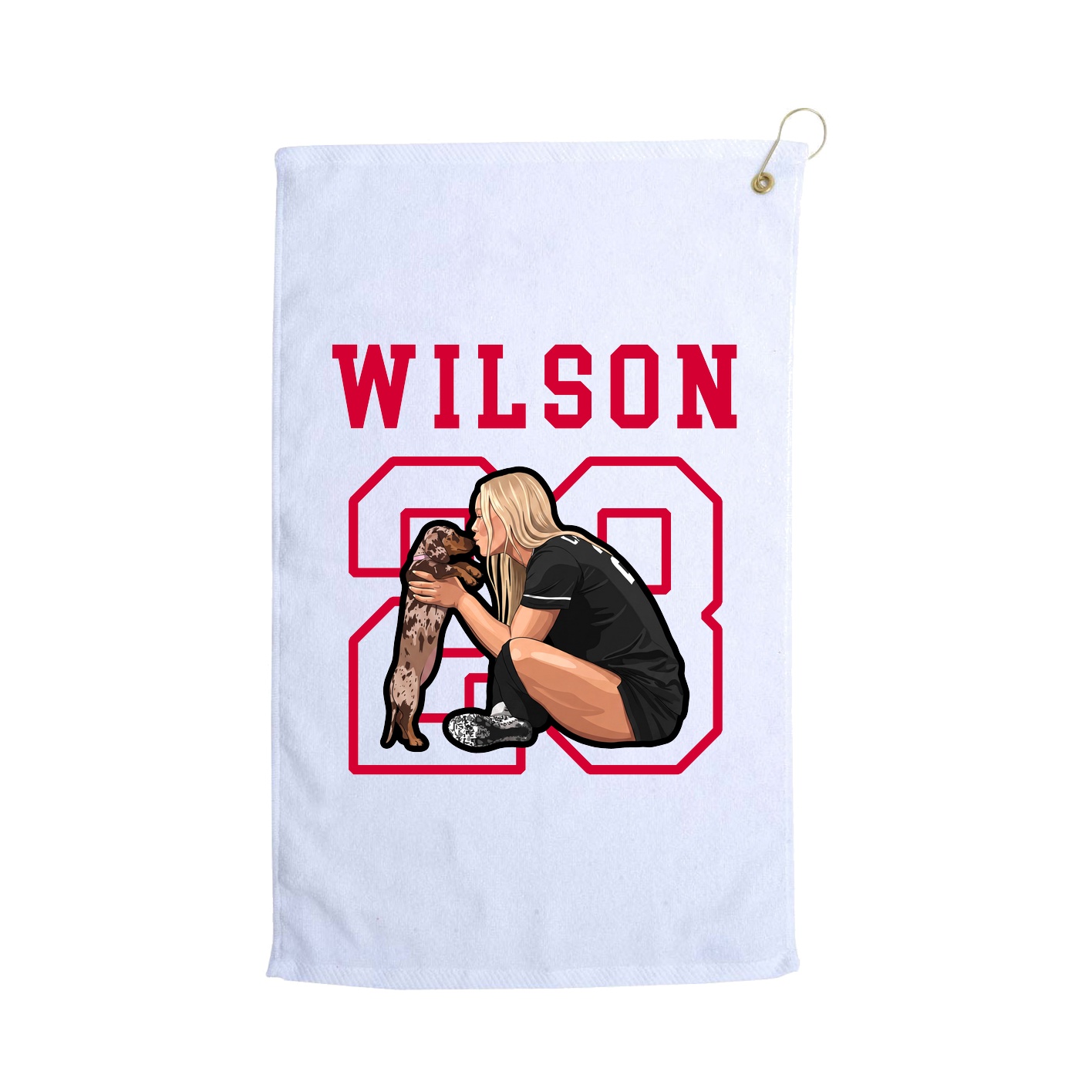Golf Towel — Shirsey in White