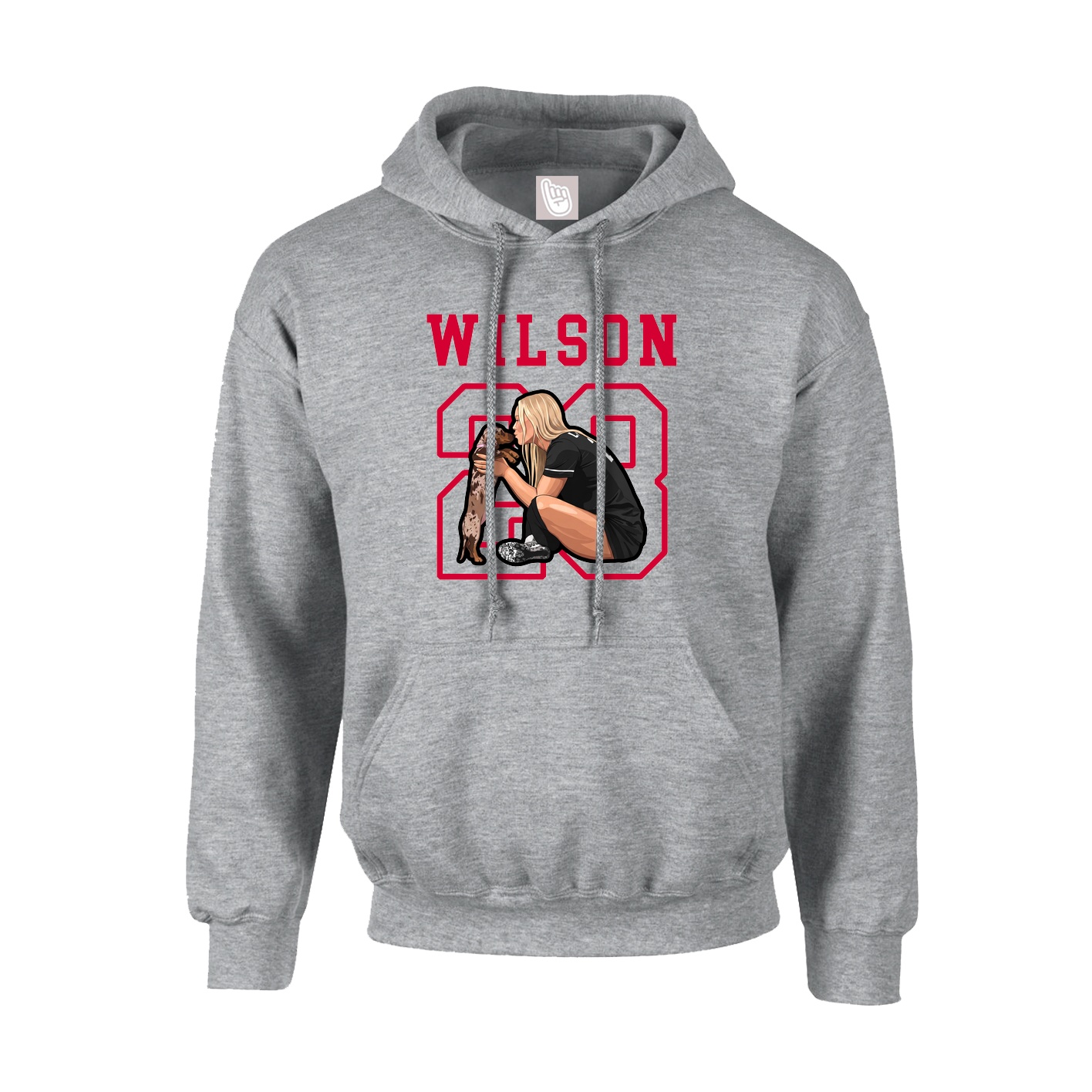Hoodie — Shirsey in Grey