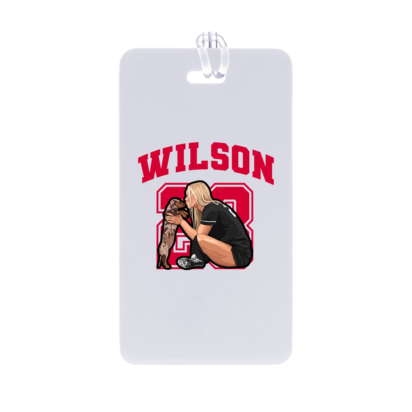 Bag Tag — Number in Classic