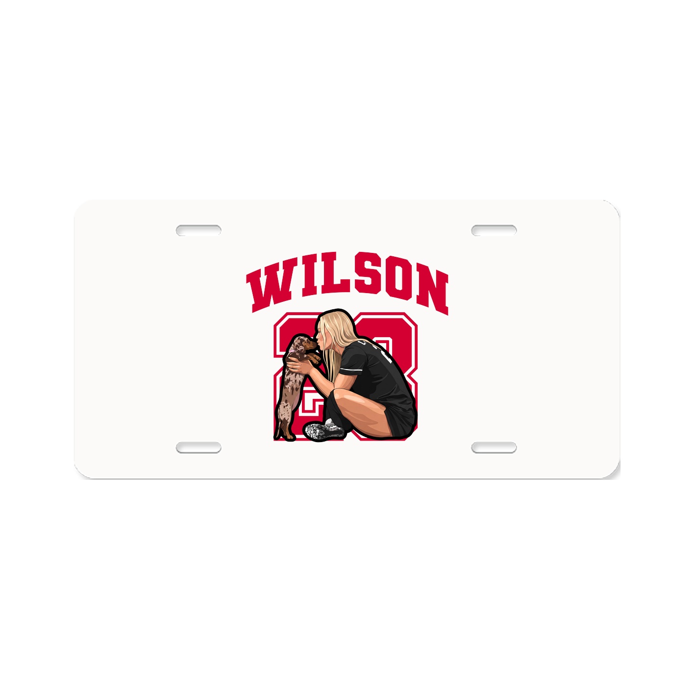 License Plate — Number in Classic