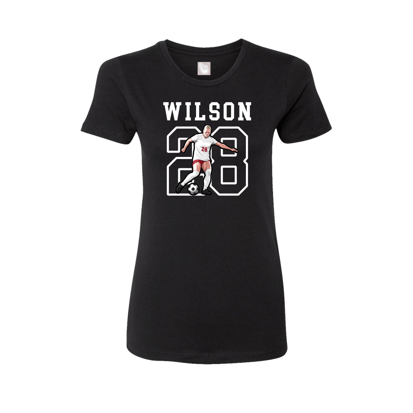 Fitted Women's Tee — Shirsey in Black