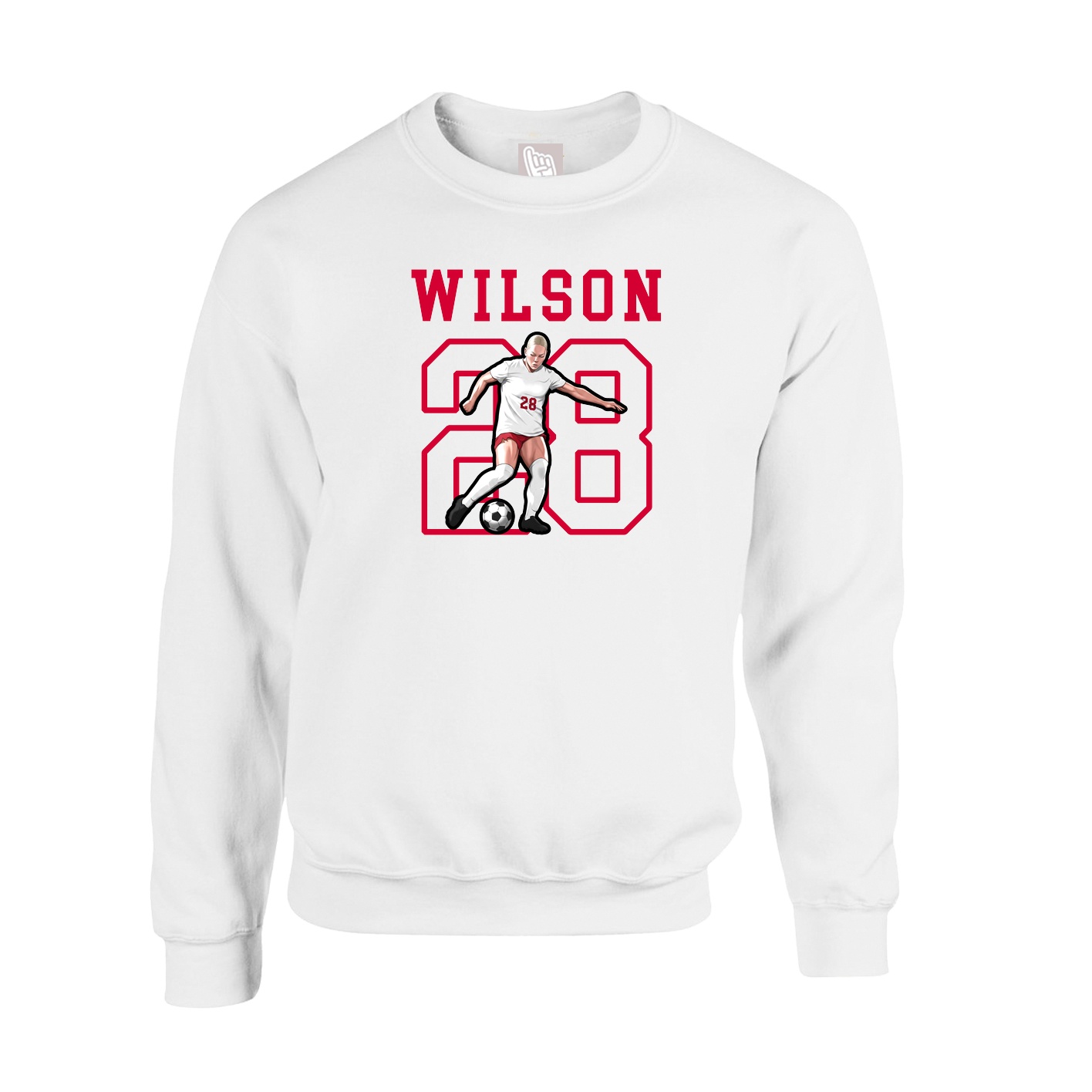 Fleece Crew — Shirsey in White