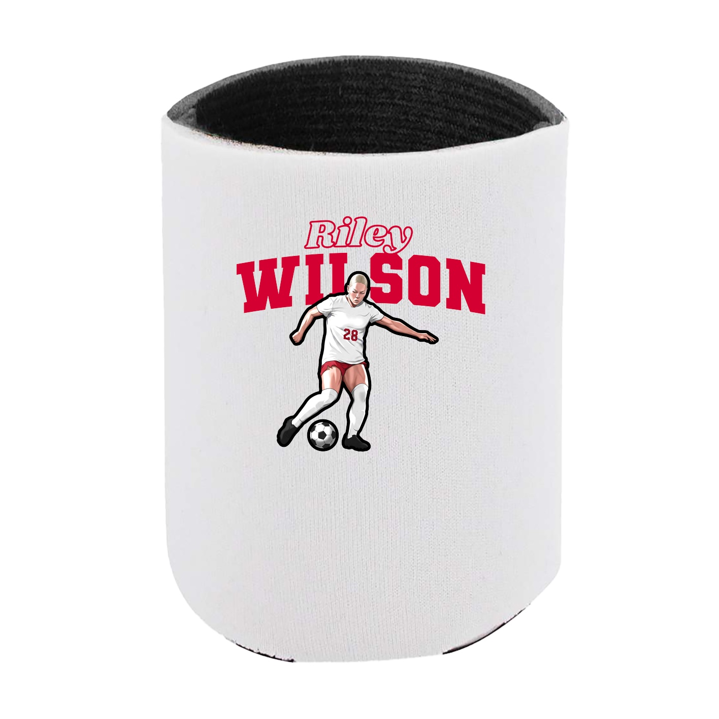 Can Holder — Name Arch in White