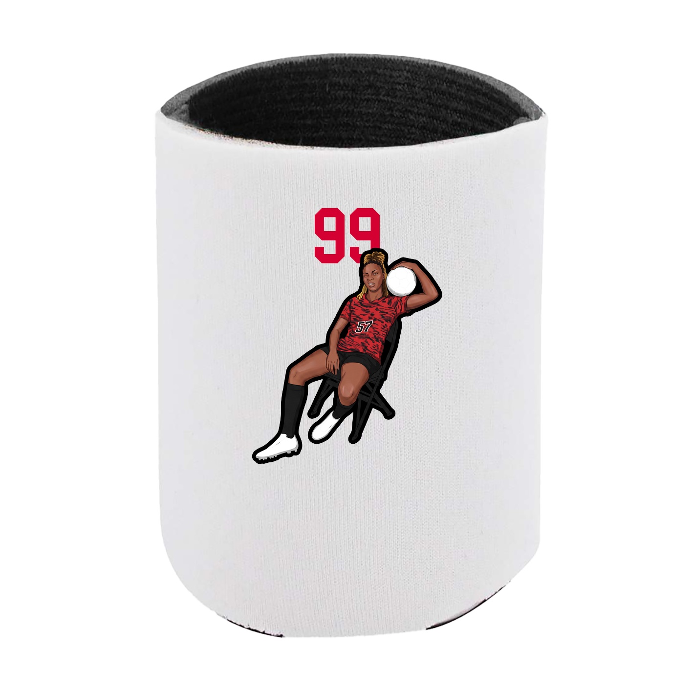 Can Holder — Number Top in White