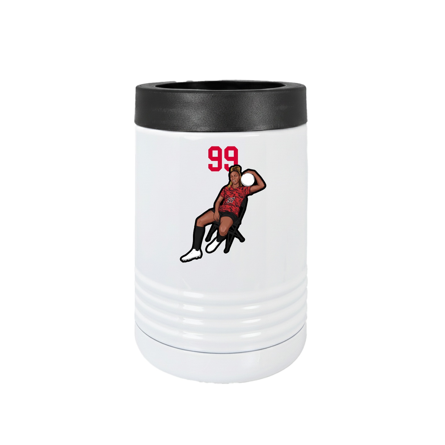Beverage Holder — Number Top in White