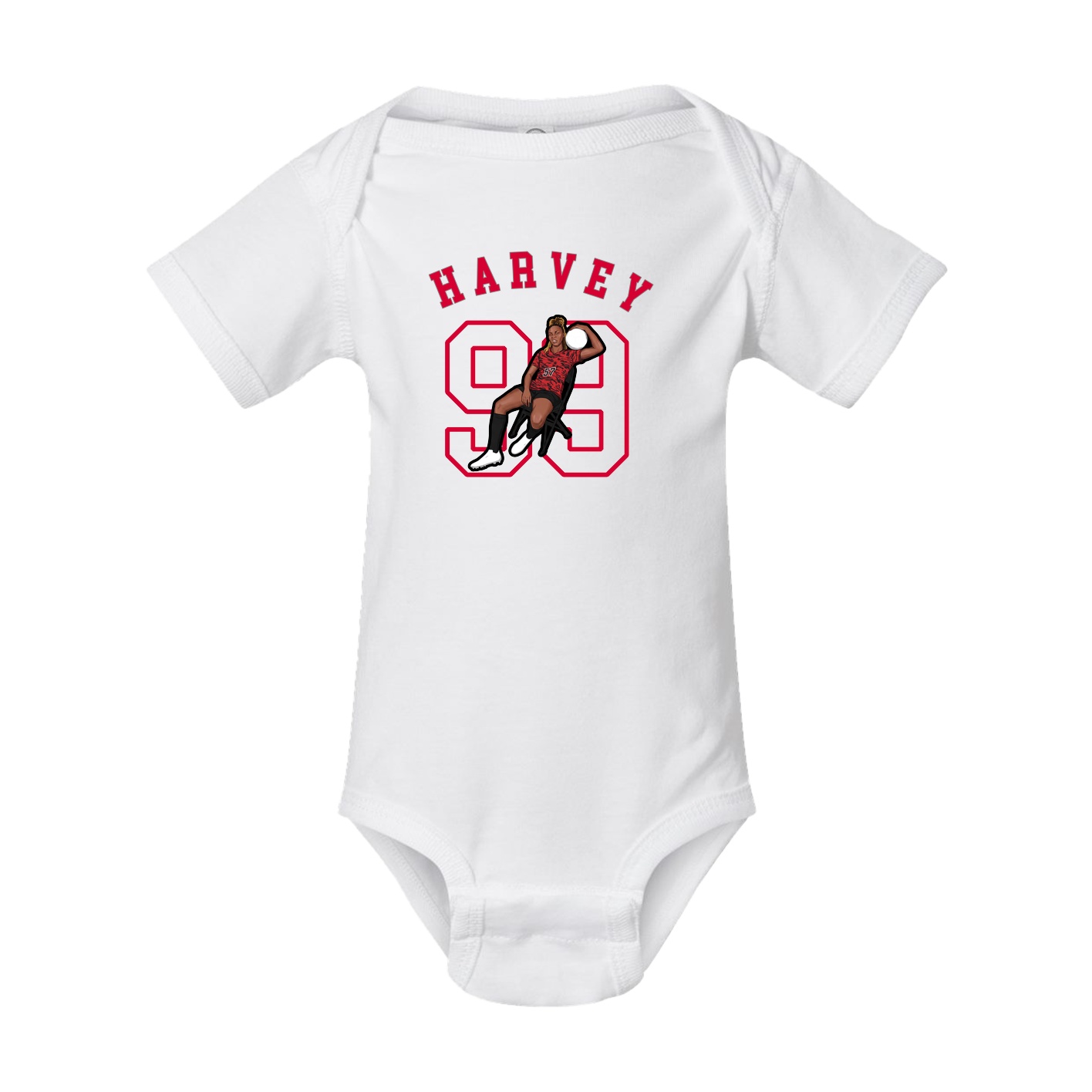 Baby Onesie — Shirsey Arch in White