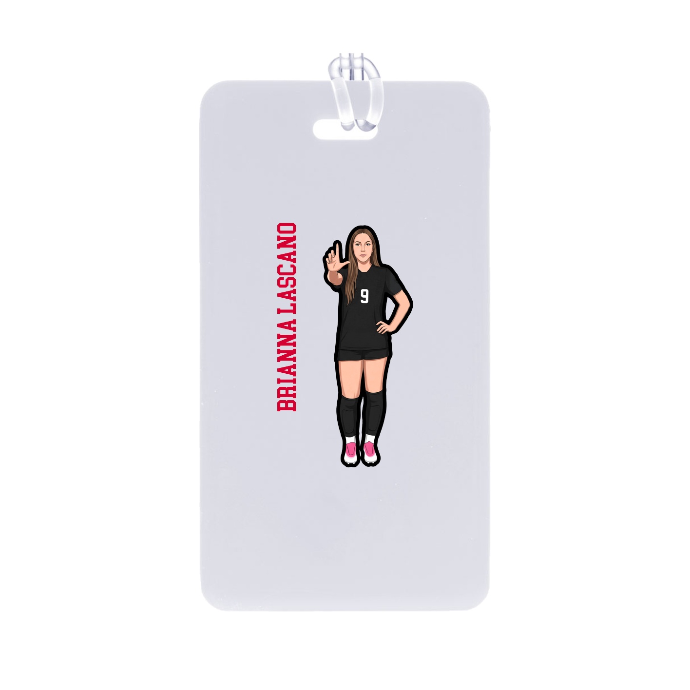 Bag Tag — Name Vertical in Classic