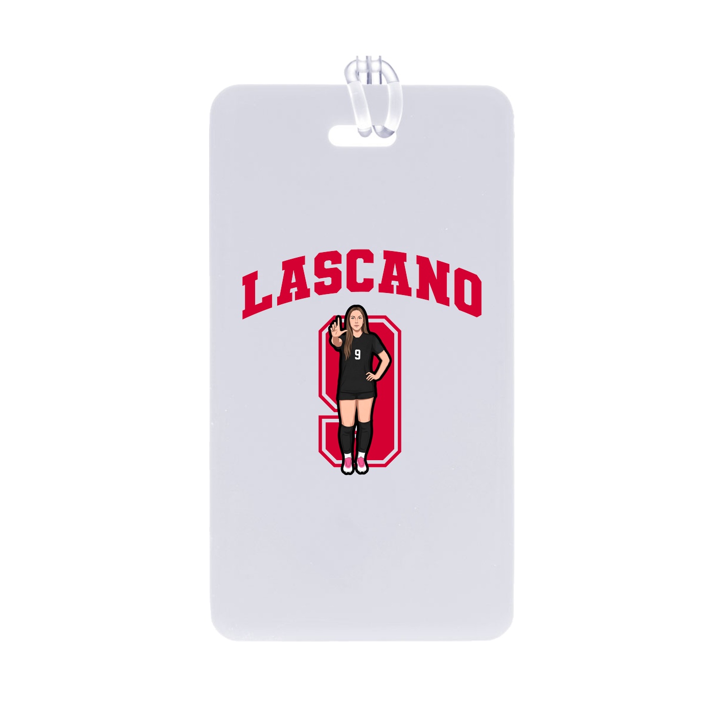 Bag Tag — Number in Classic