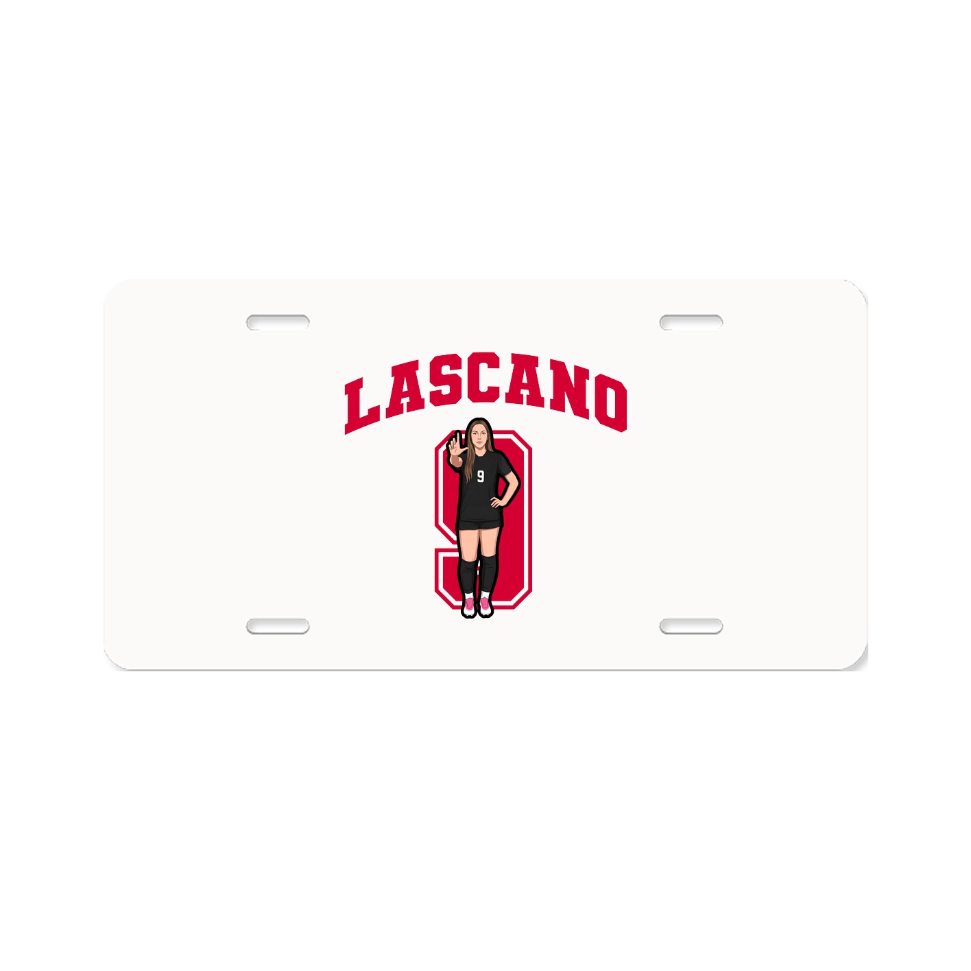 License Plate — Number in Classic