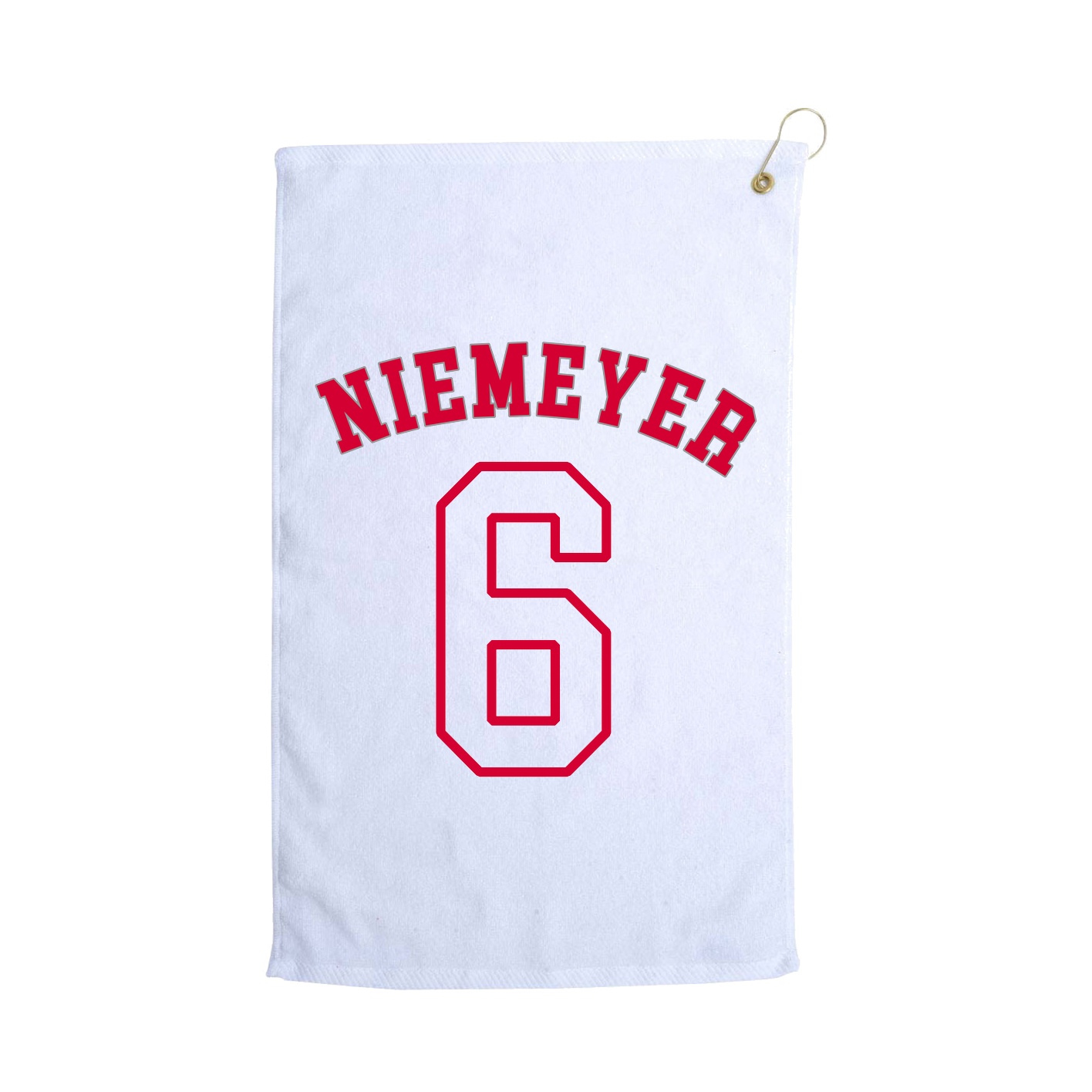 Golf Towel — Shirsey Arch in White