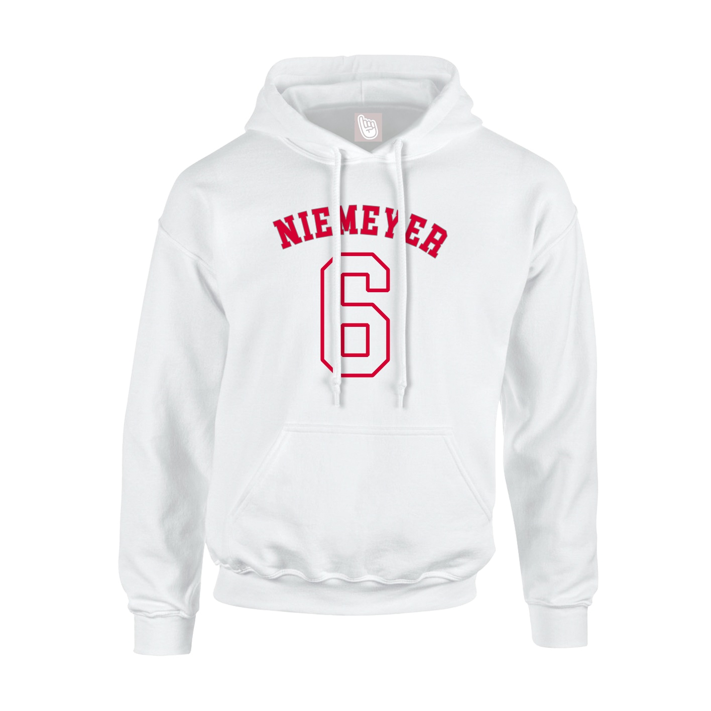 Hoodie — Shirsey Arch in White