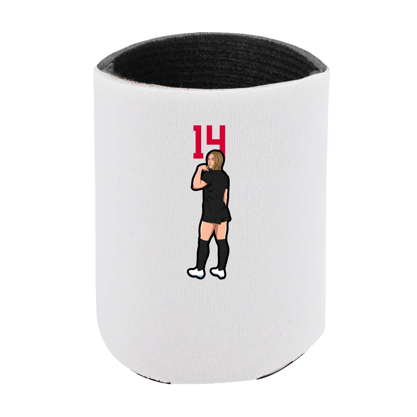 Can Holder — Number Top in White