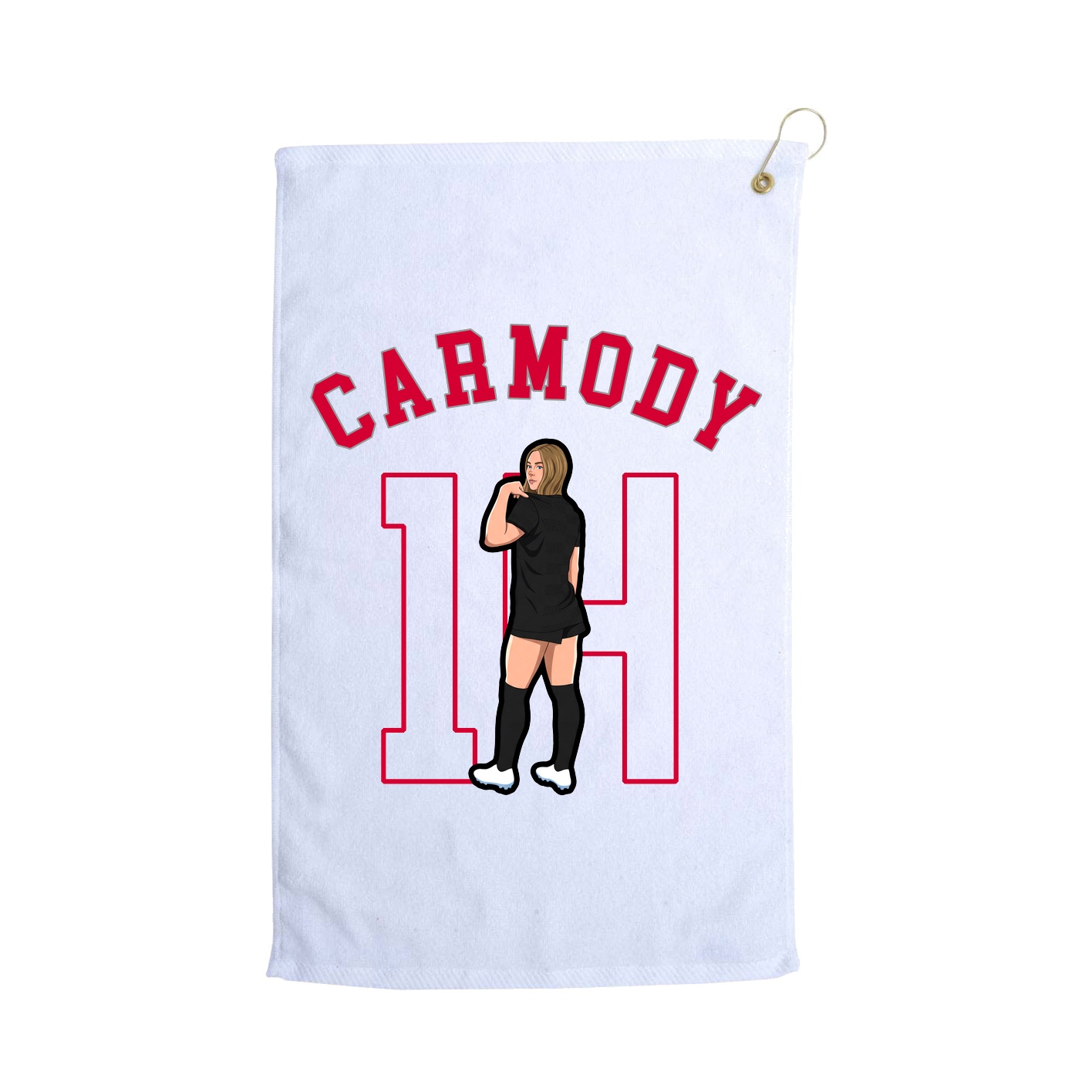 Golf Towel — Shirsey Arch in White