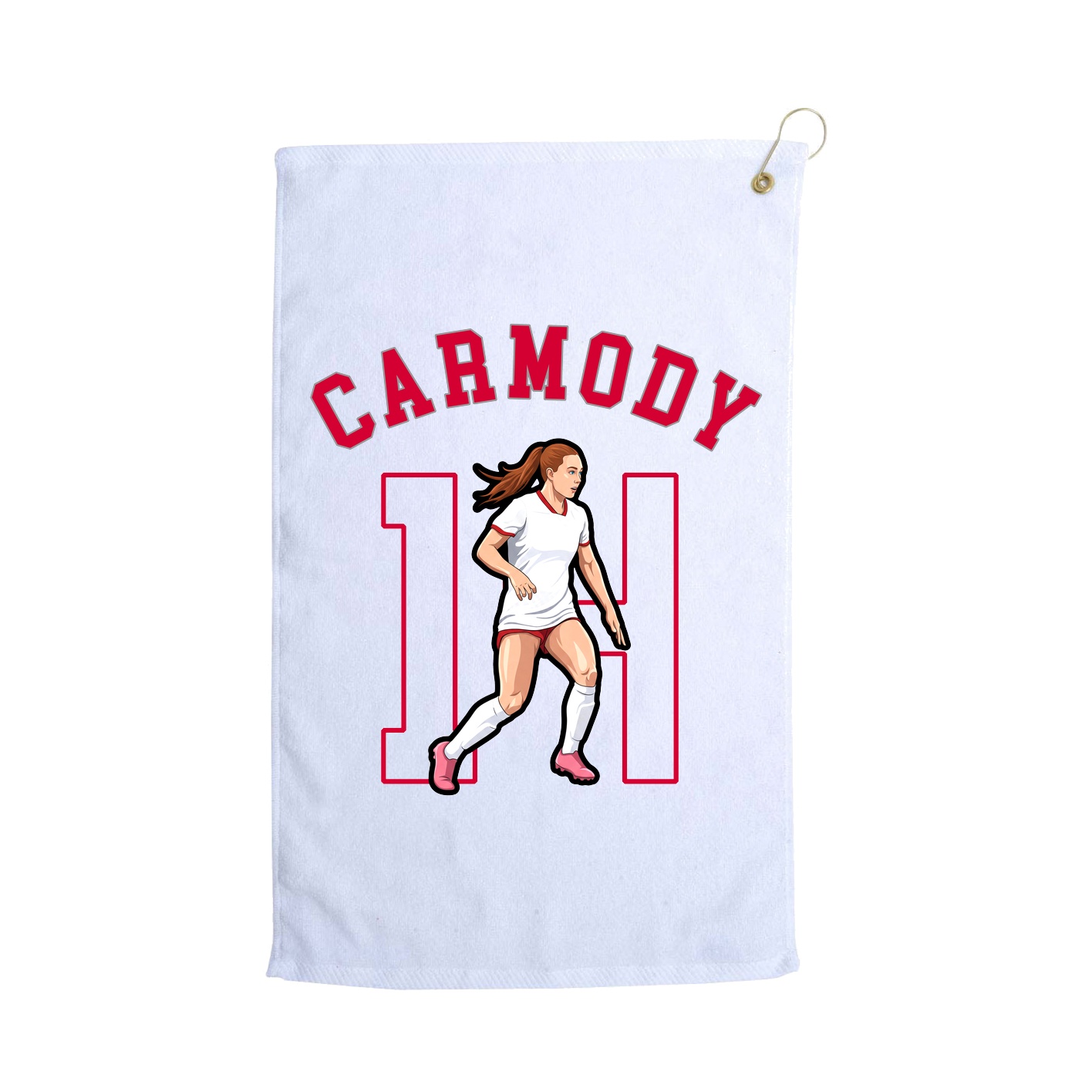 Golf Towel — Shirsey Arch in White