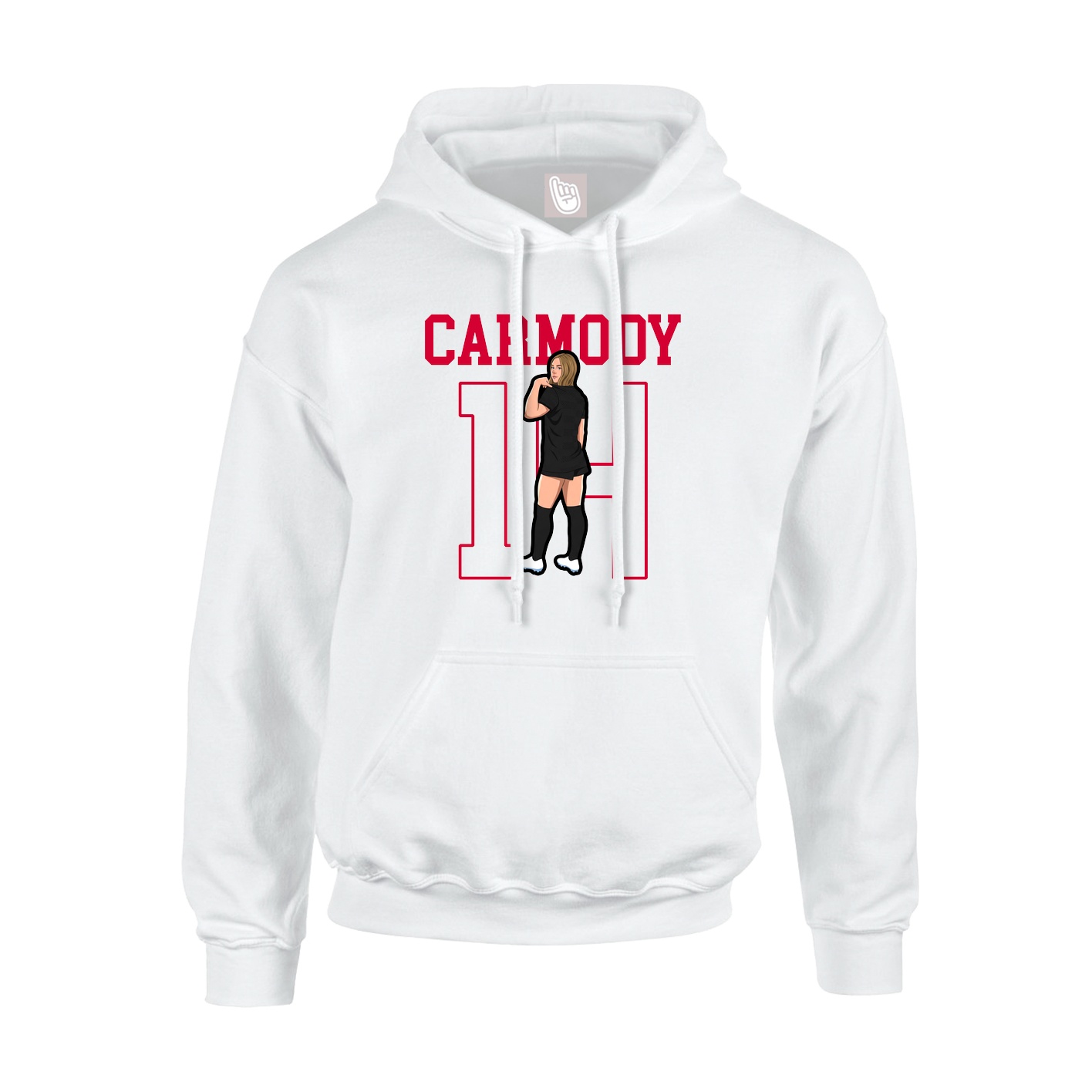Youth Hoodie — Shirsey in White