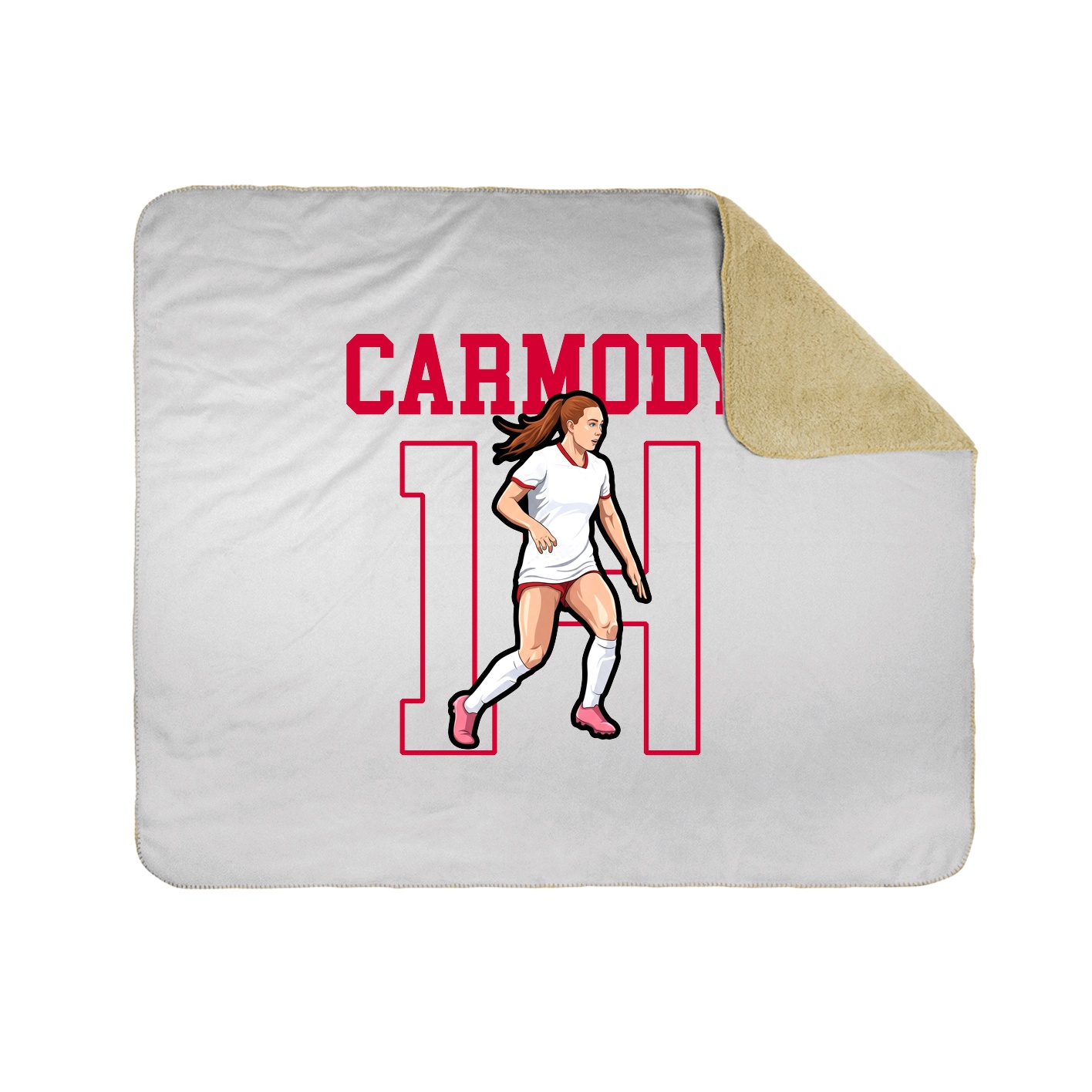 Throw Blanket — Shirsey in White