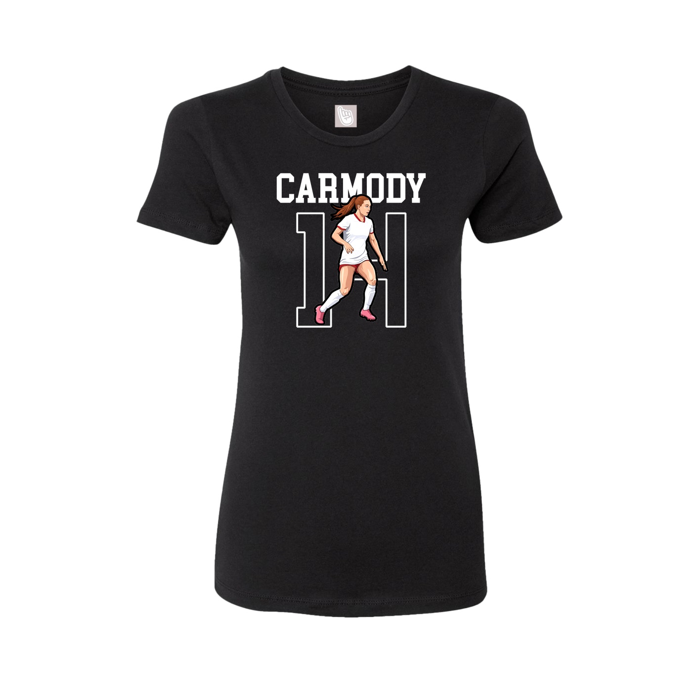 Fitted Women's Tee — Shirsey in Black