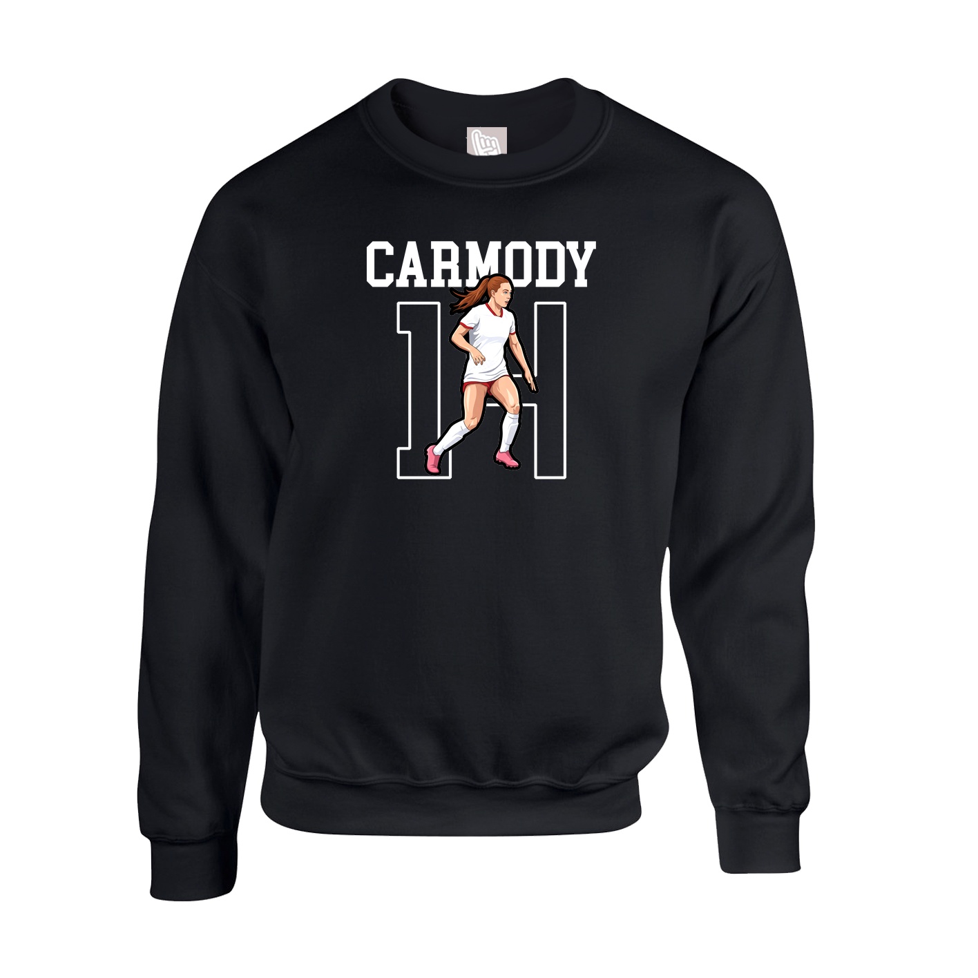 Fleece Crew — Shirsey in Black