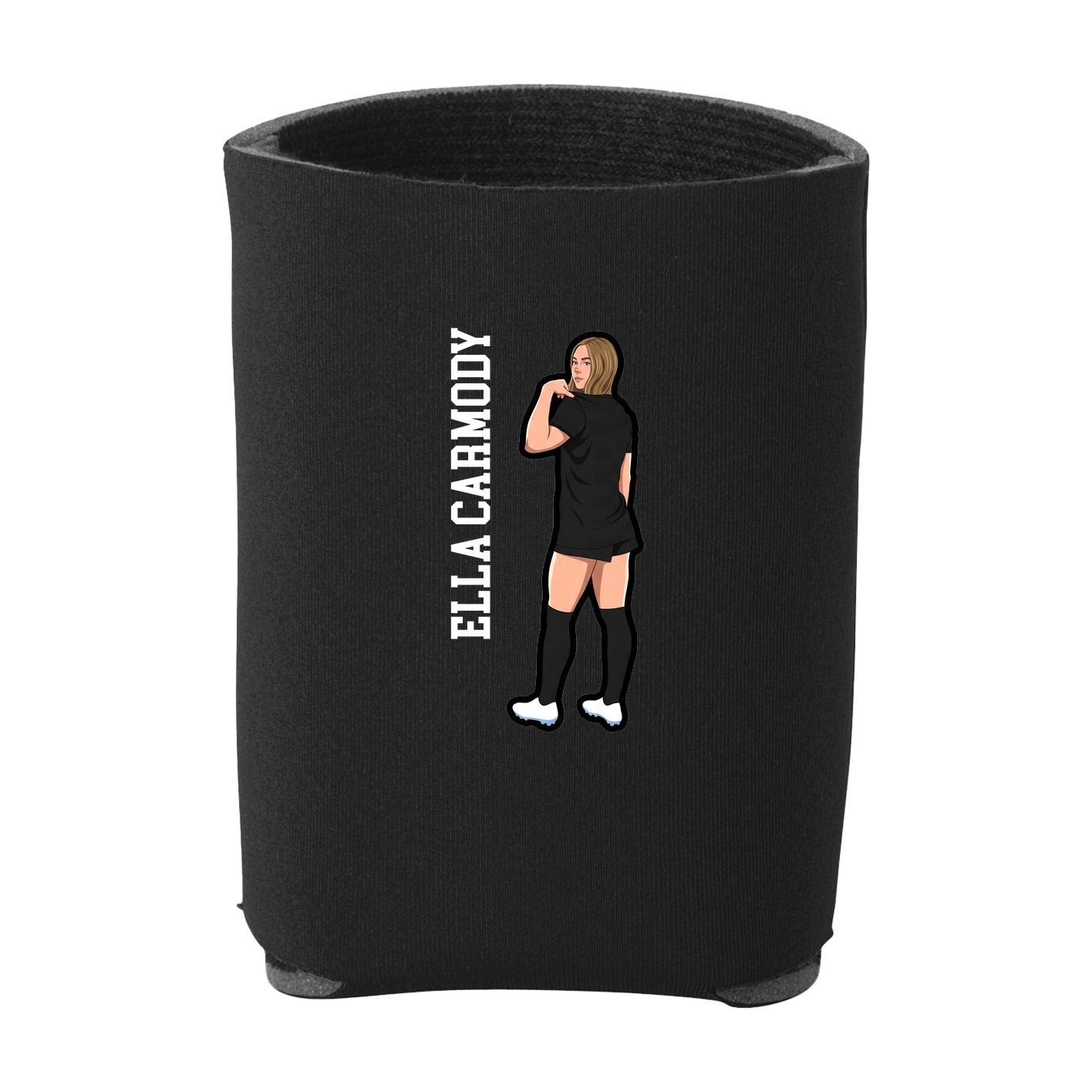 Can Holder — Name Vertical in Black