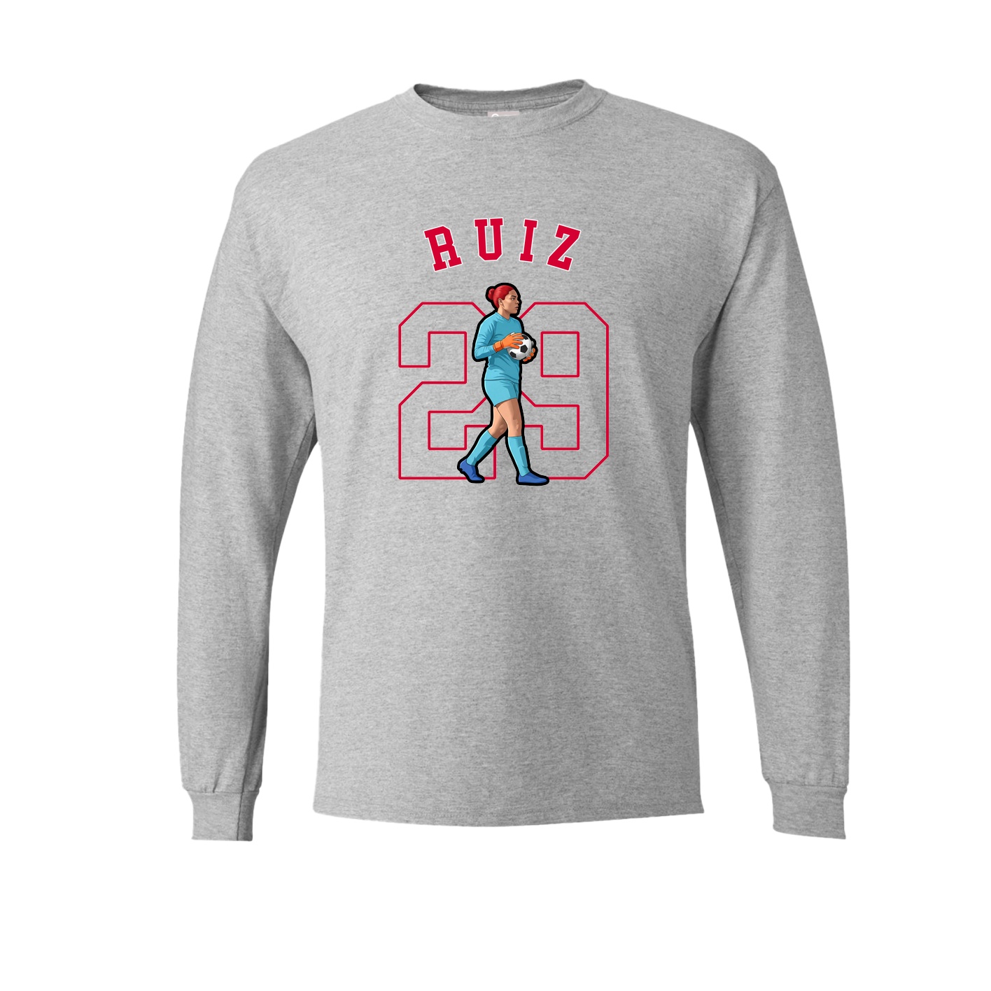 Long Sleeve Tee — Shirsey Arch in Grey