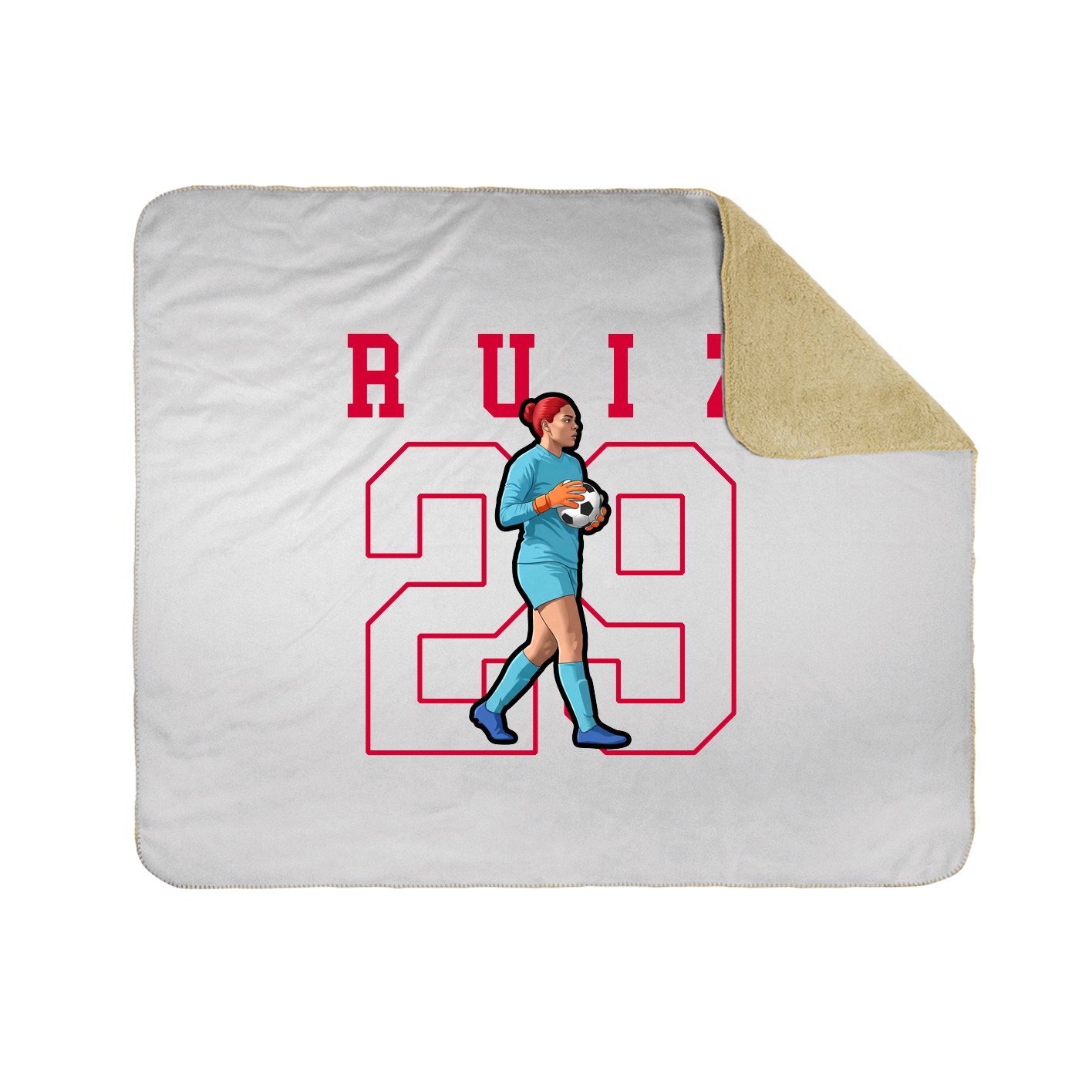Throw Blanket — Shirsey in White