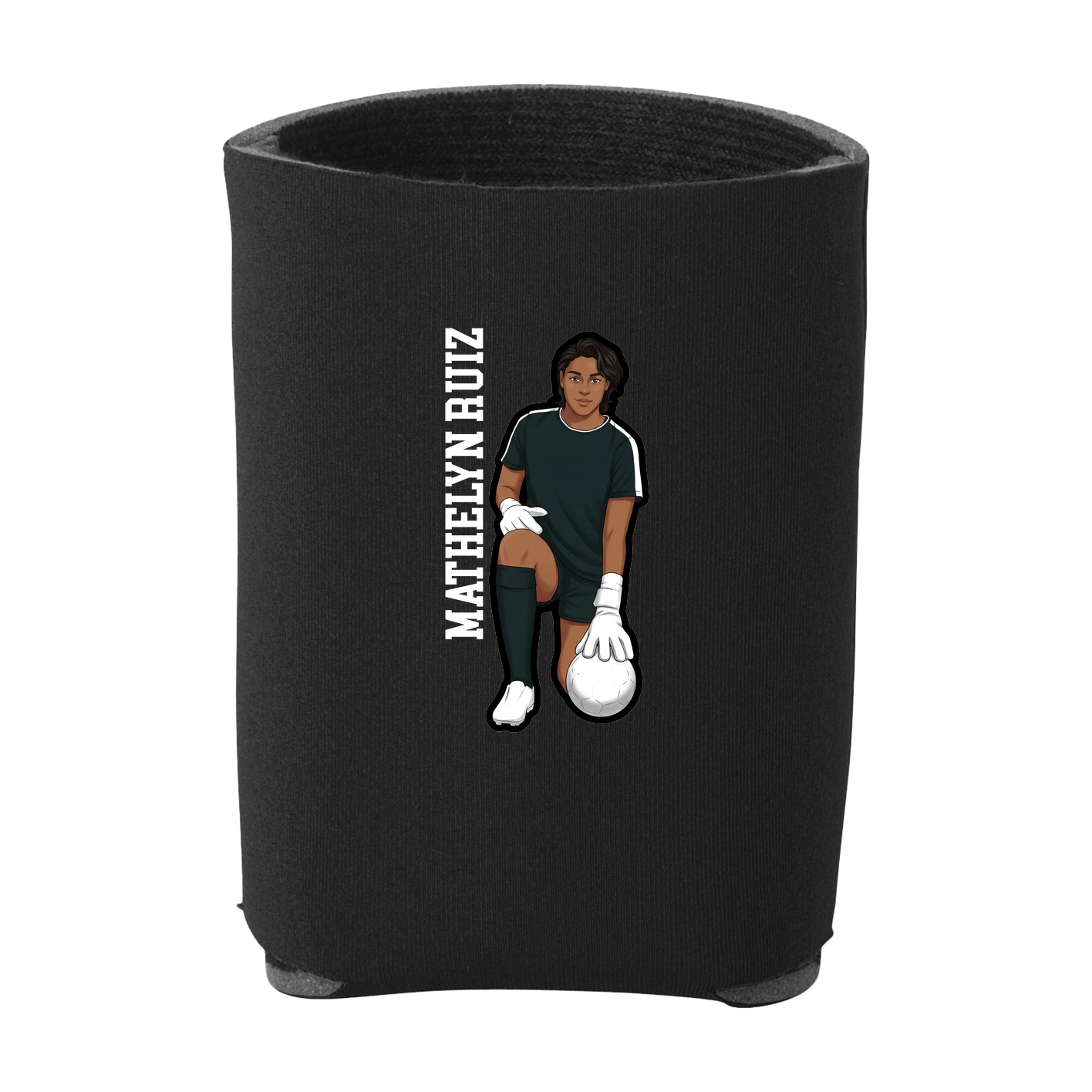 Can Holder — Name Vertical in Black