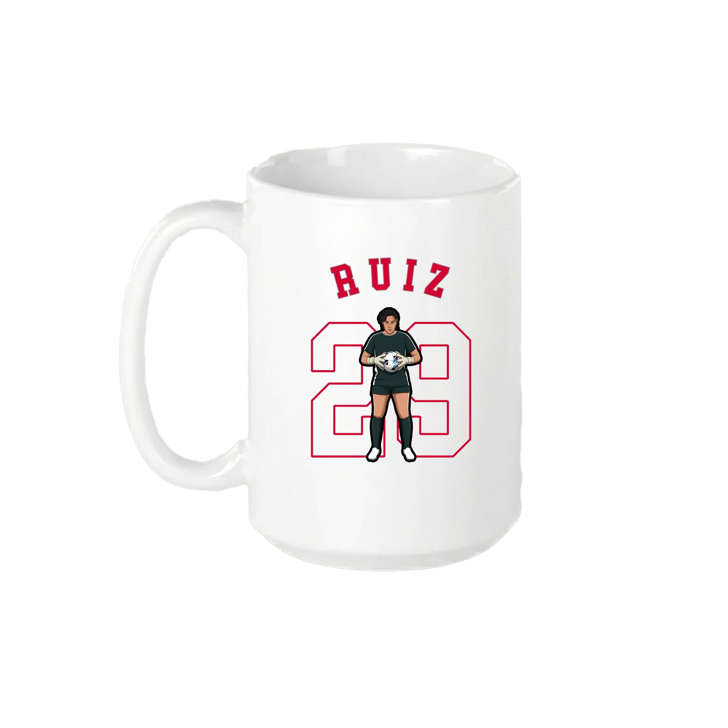 15oz Coffee Mug — Shirsey Arch in White