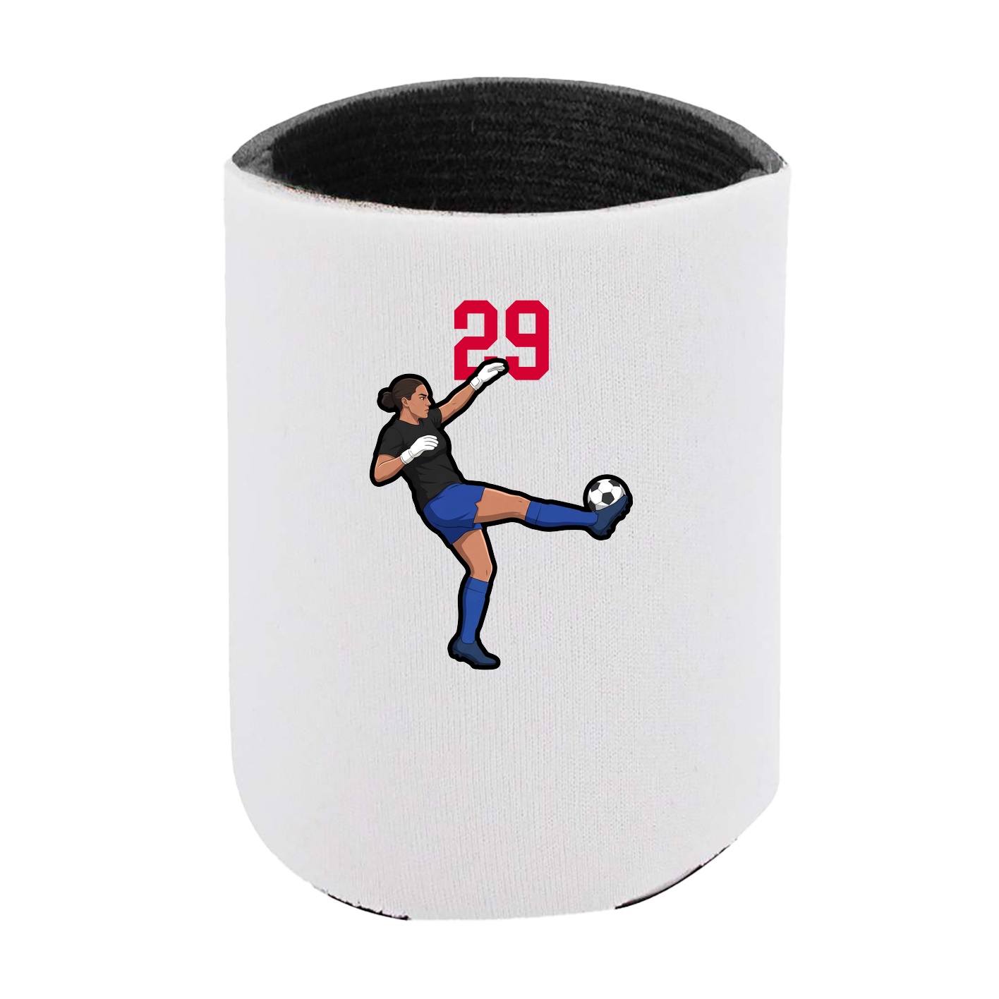 Can Holder — Number Top in White