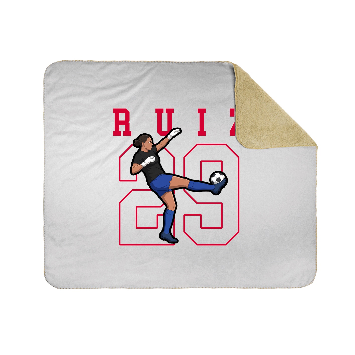 Throw Blanket — Shirsey in White