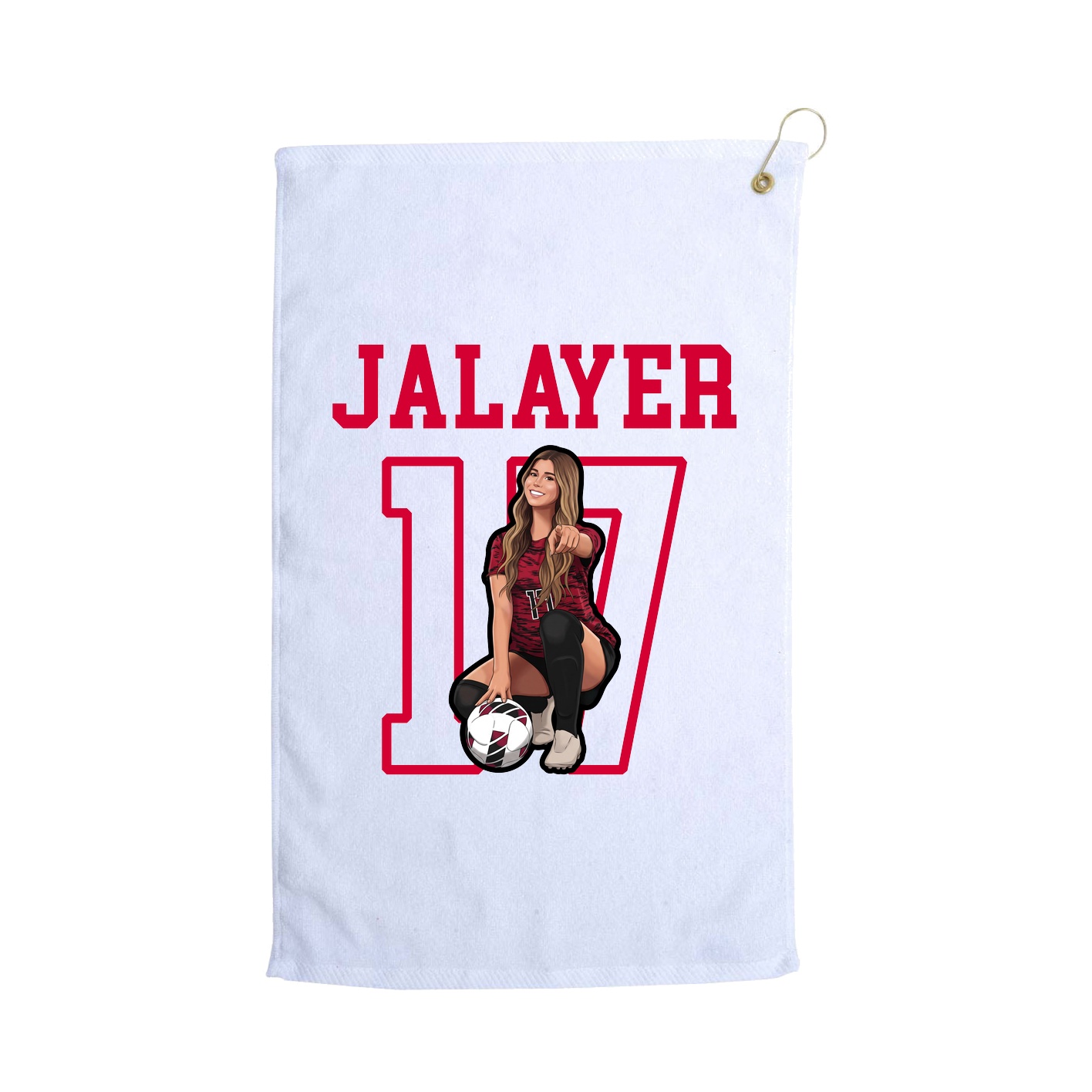 Golf Towel — Shirsey in White
