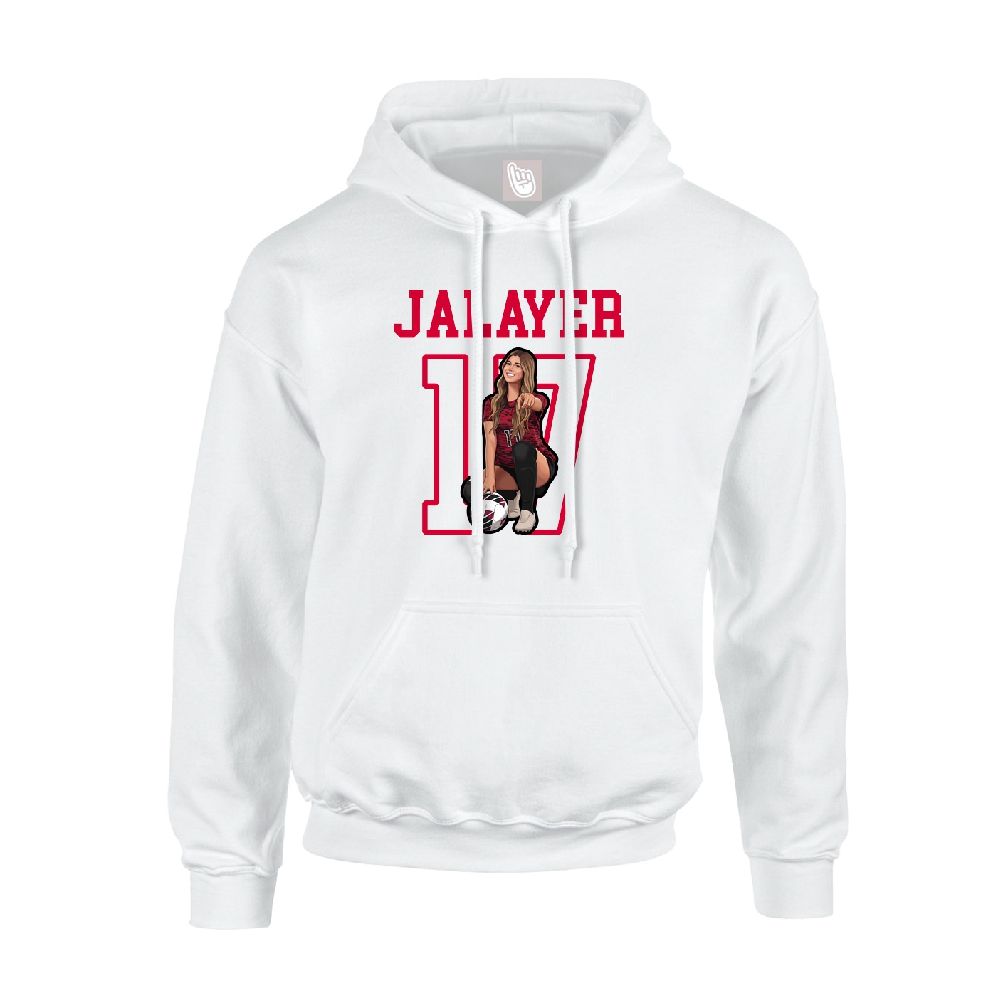 Hoodie — Shirsey in White