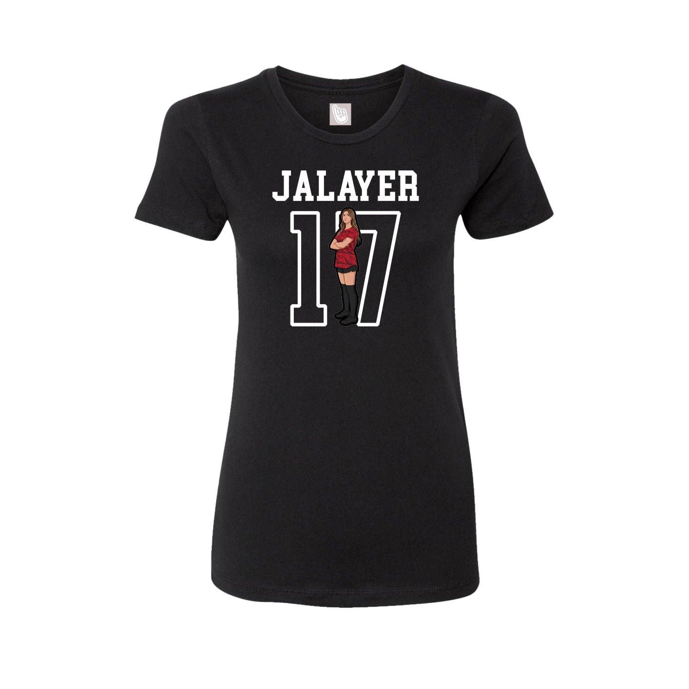 Fitted Women's Tee — Shirsey in Black