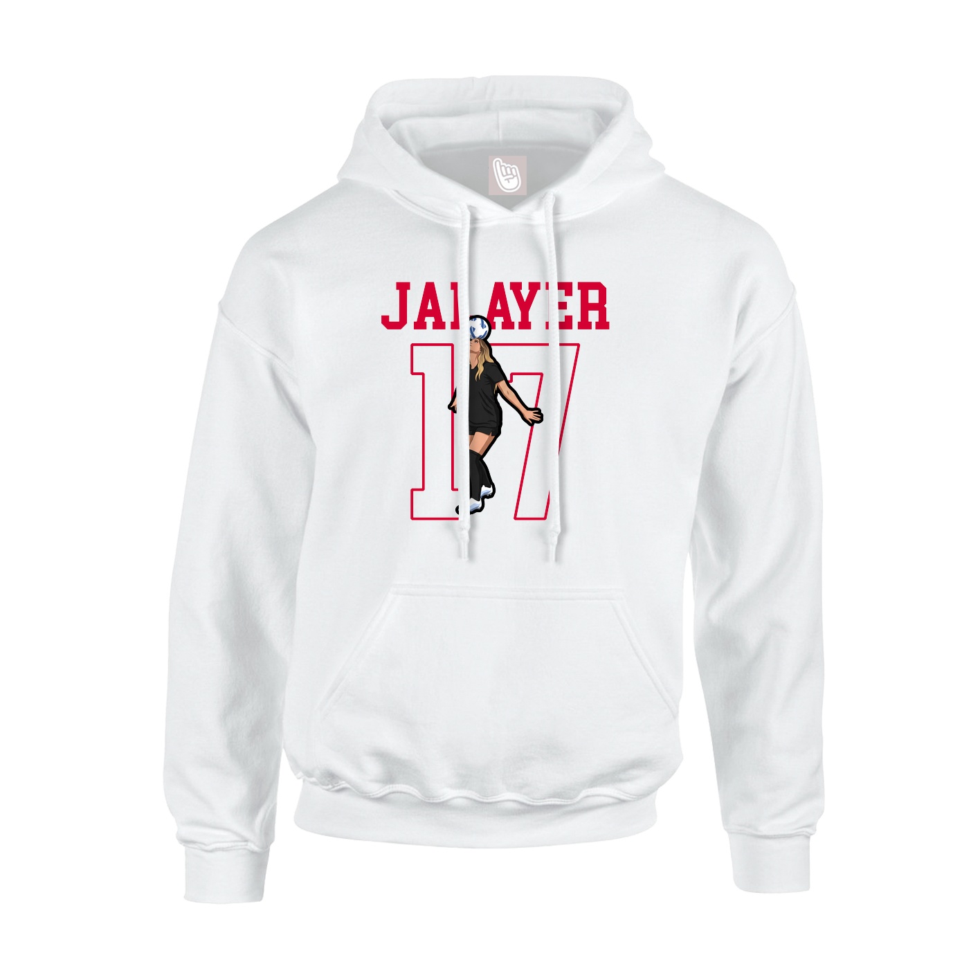 Hoodie — Shirsey in White