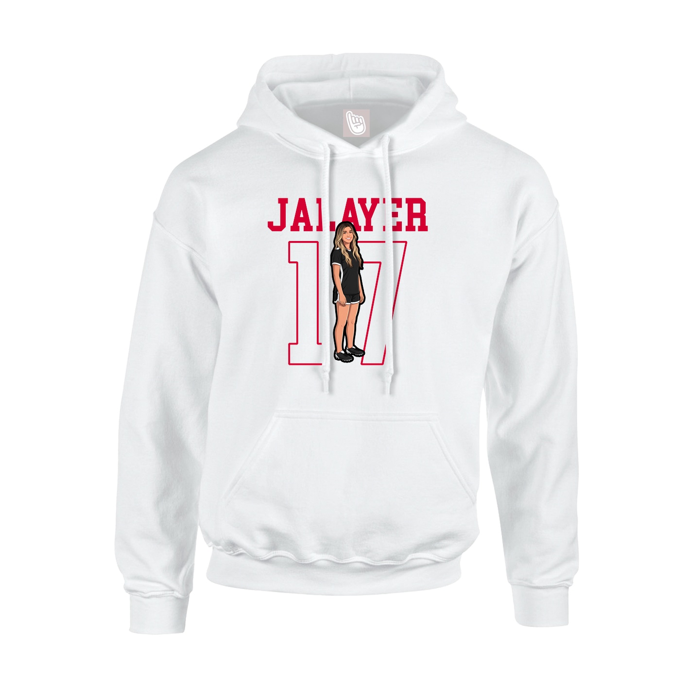 Hoodie — Shirsey in White