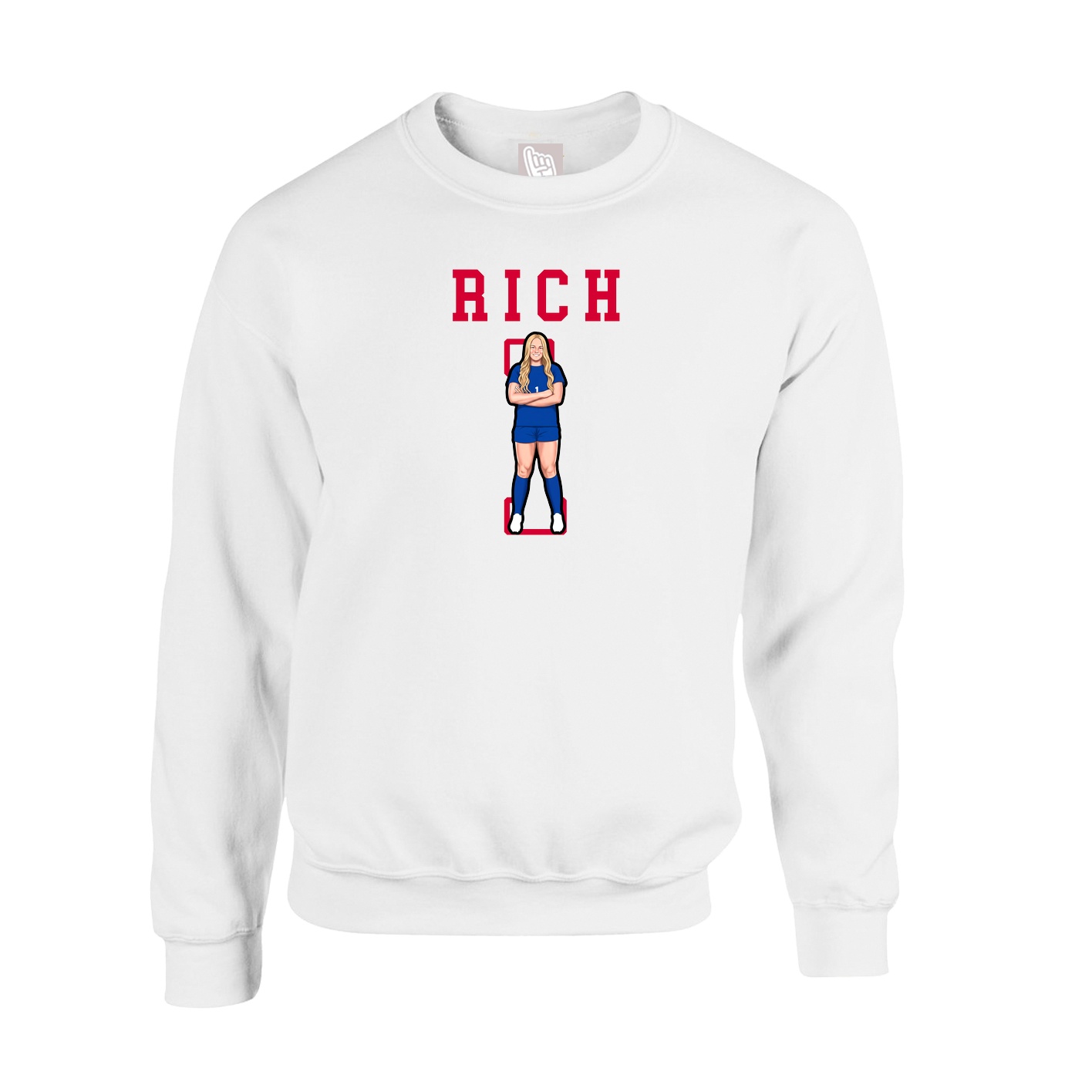 Fleece Crew — Shirsey in White
