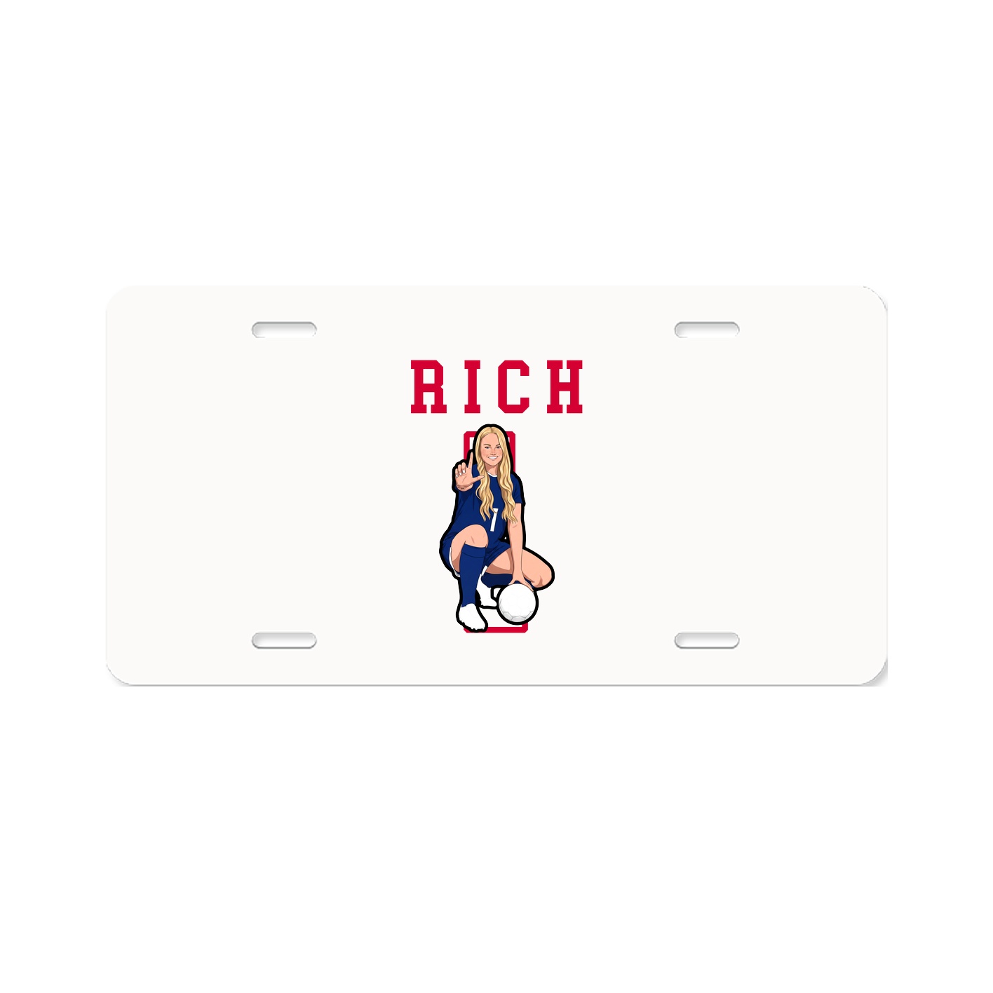 License Plate — Shirsey in Classic