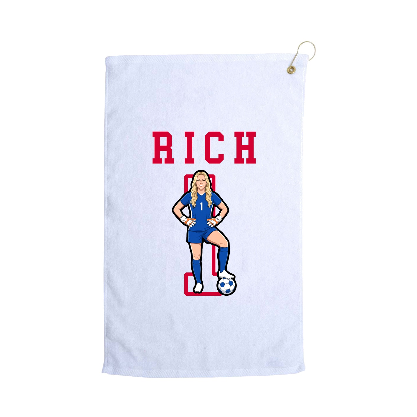 Golf Towel — Shirsey in White