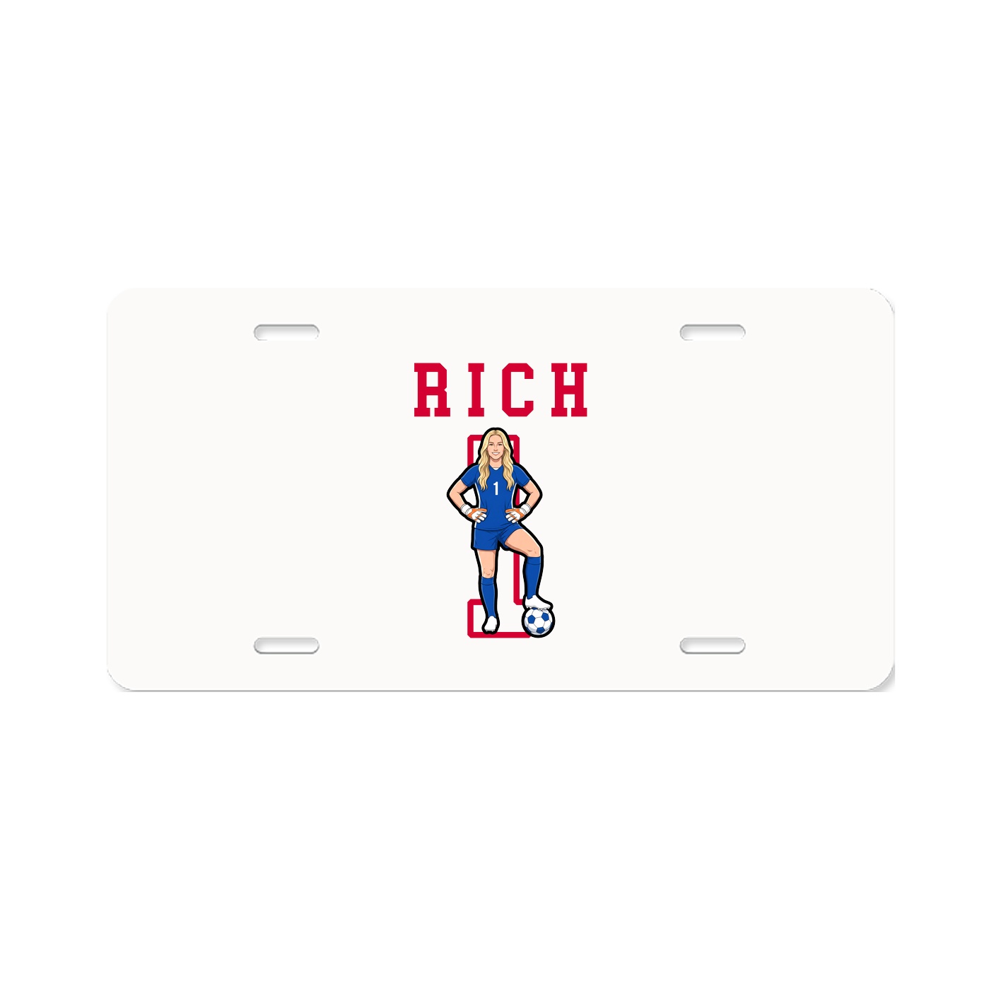 License Plate — Shirsey in Classic