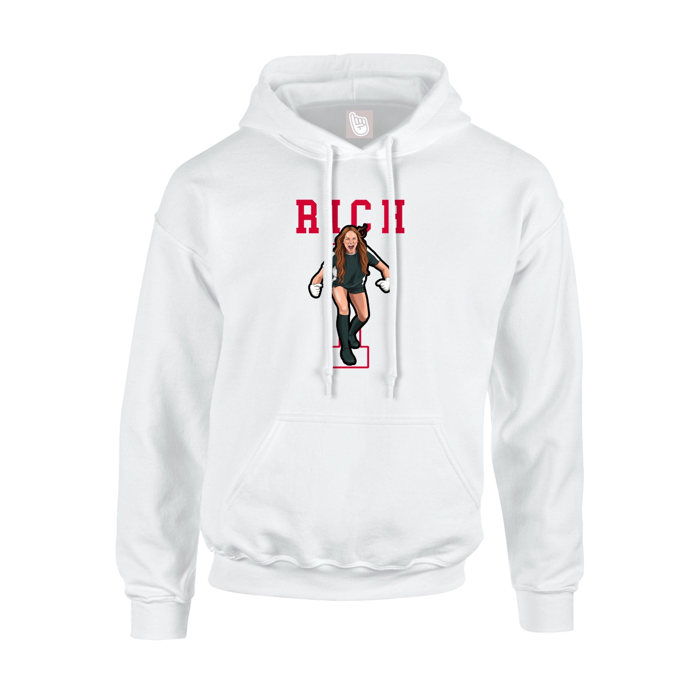 Youth Hoodie — Shirsey in White