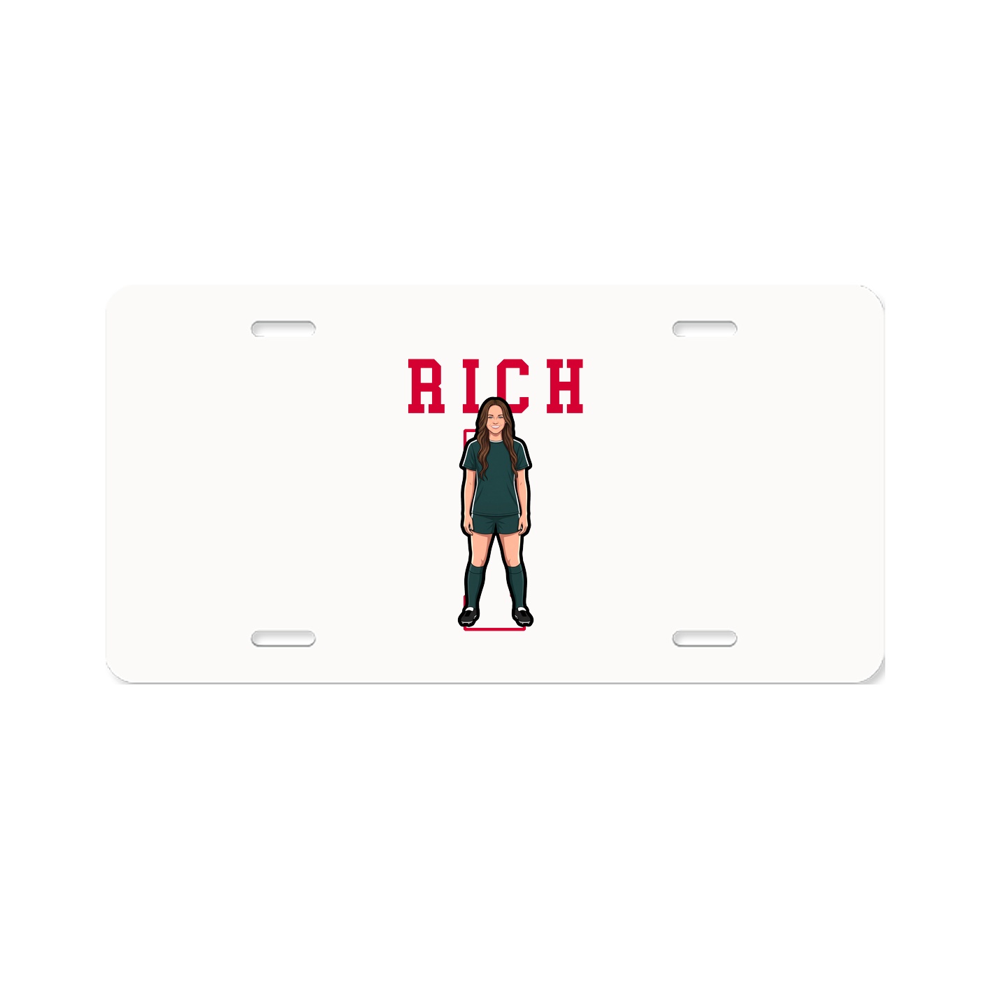 License Plate — Shirsey in Classic