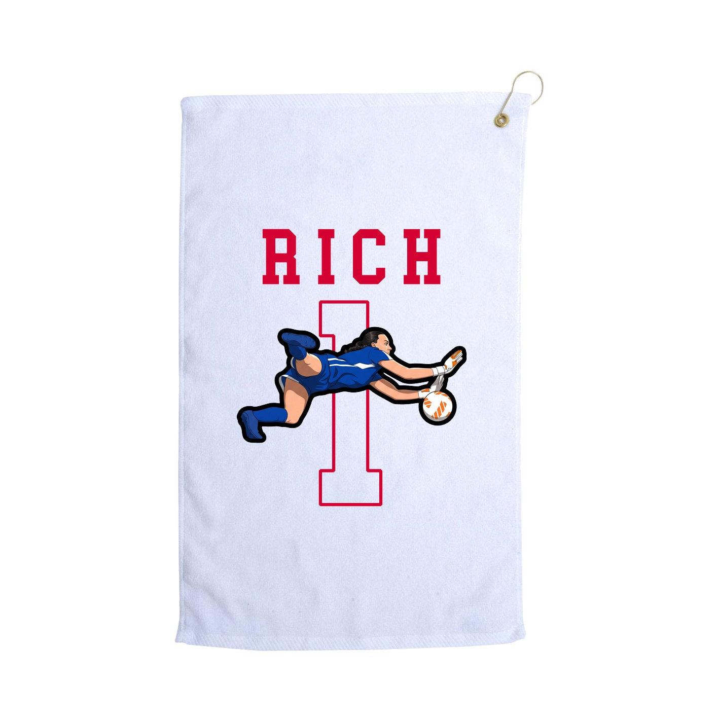 Golf Towel — Shirsey in White