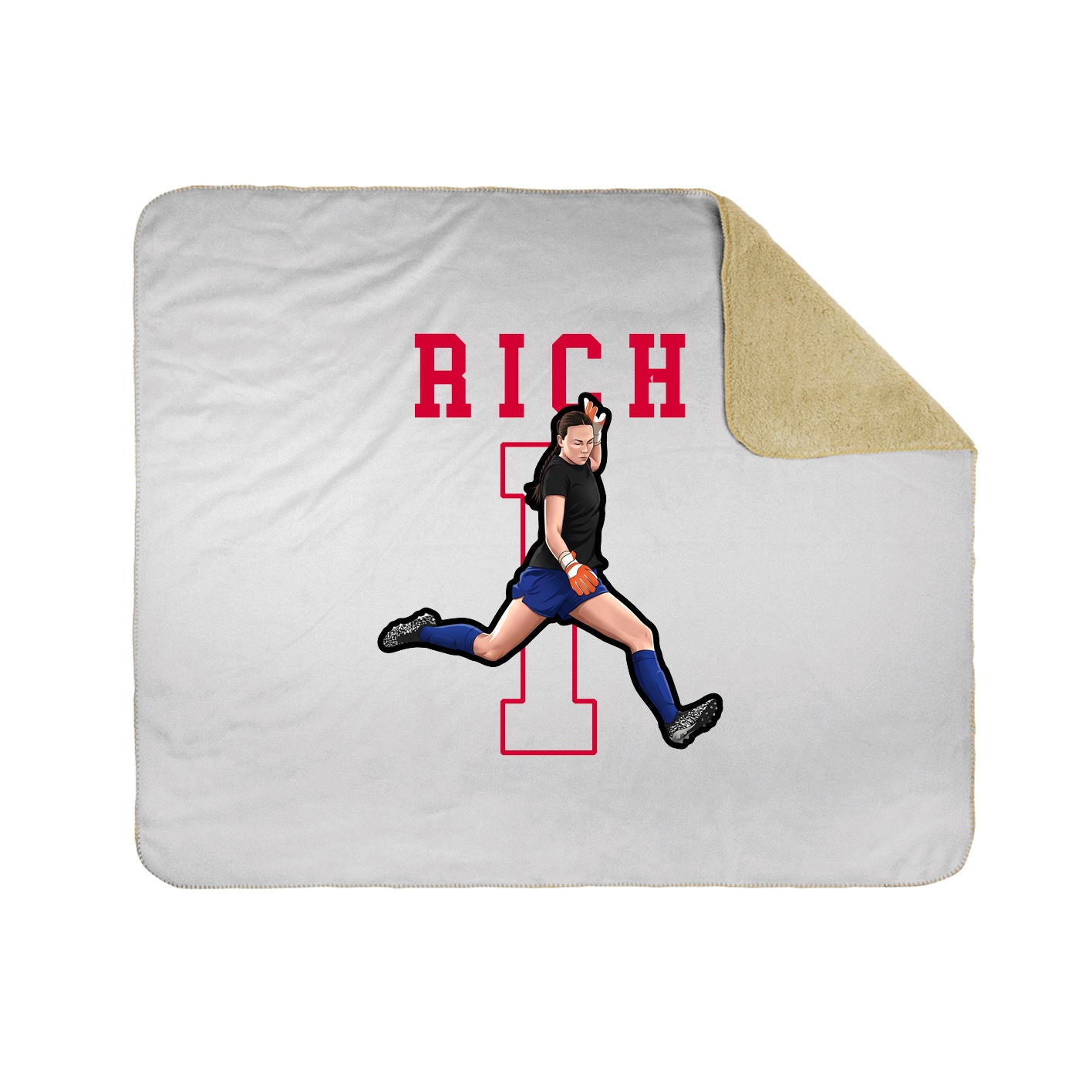 Throw Blanket — Shirsey in White