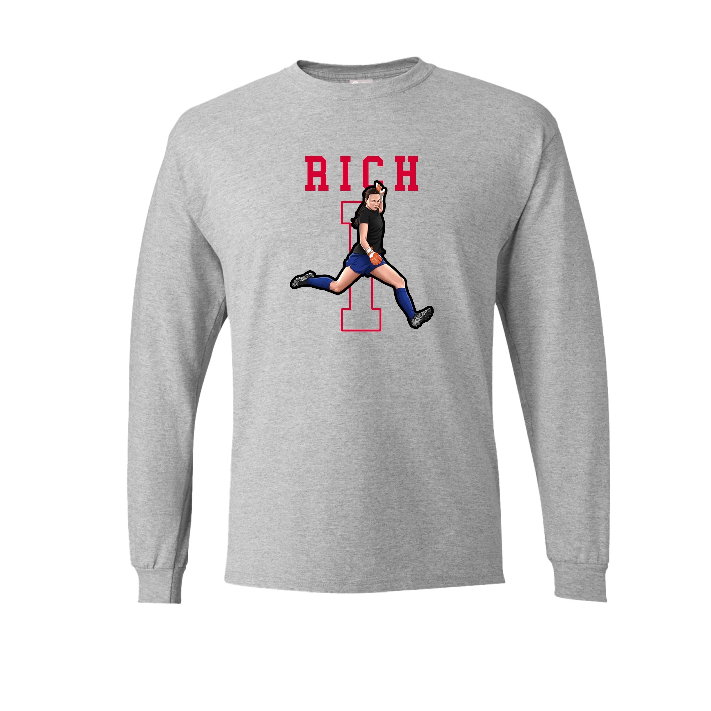 Long Sleeve Tee — Shirsey in Grey