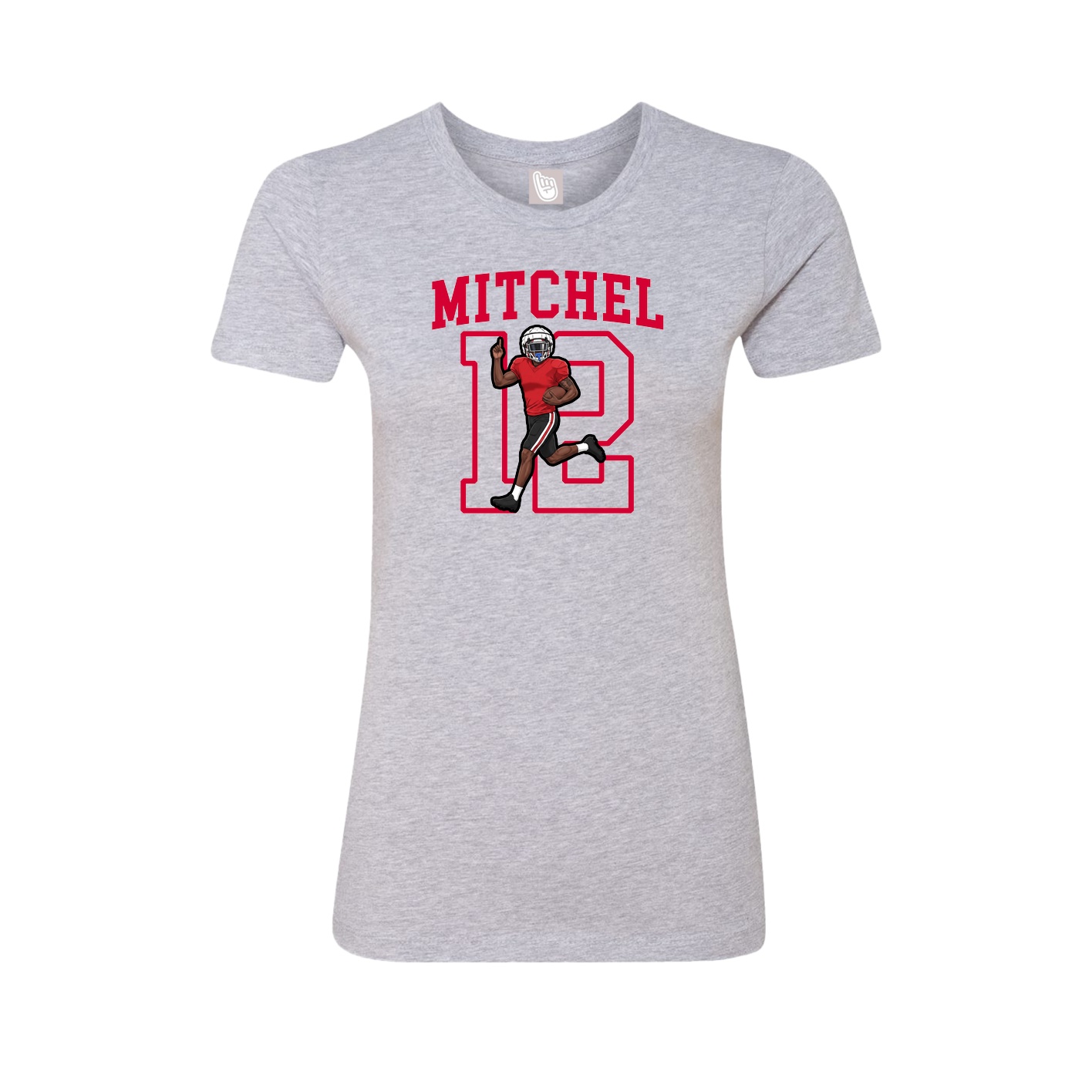 Fitted Women's Tee — Shirsey in Grey