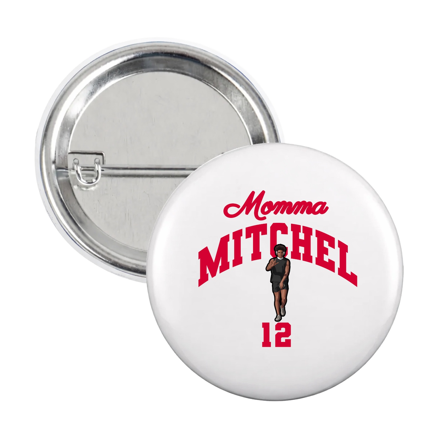 Game Day Button — Mothers Day Arch in White